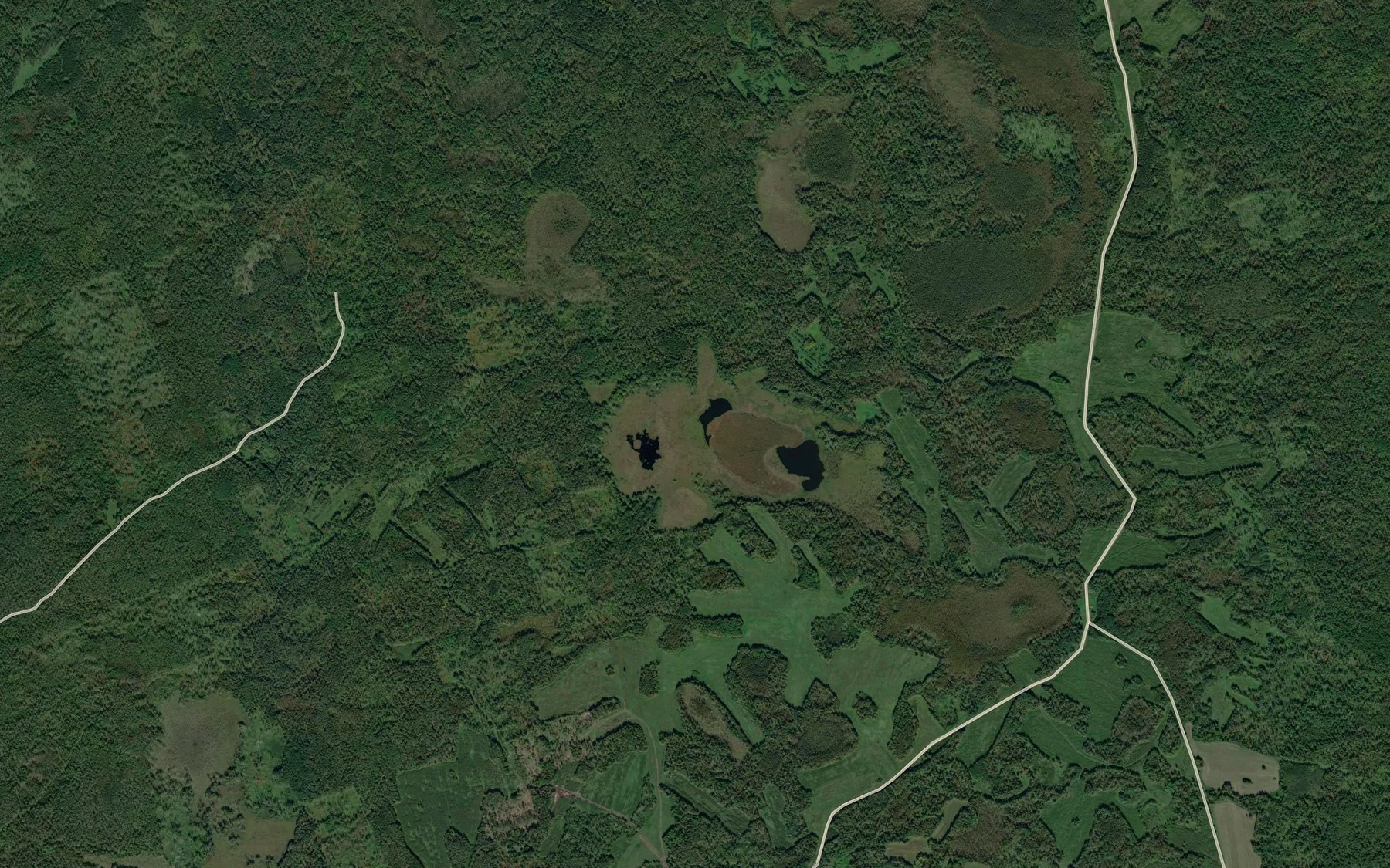 Satellite map of the Ozera Chertany