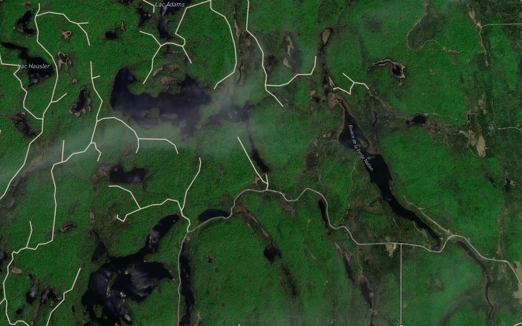 Satellite map of the Baie Vaseuse