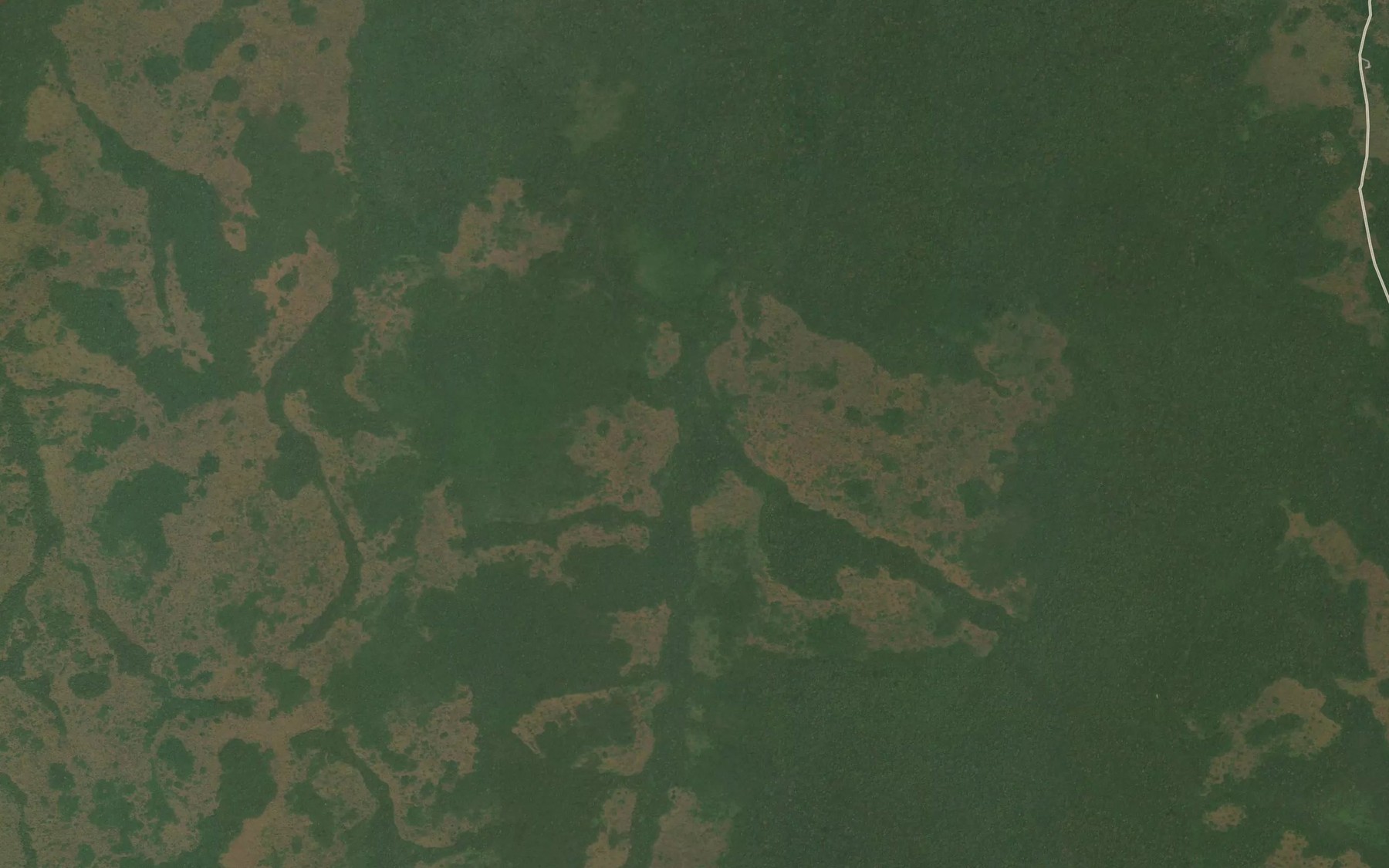 Satellite map of the Kefua