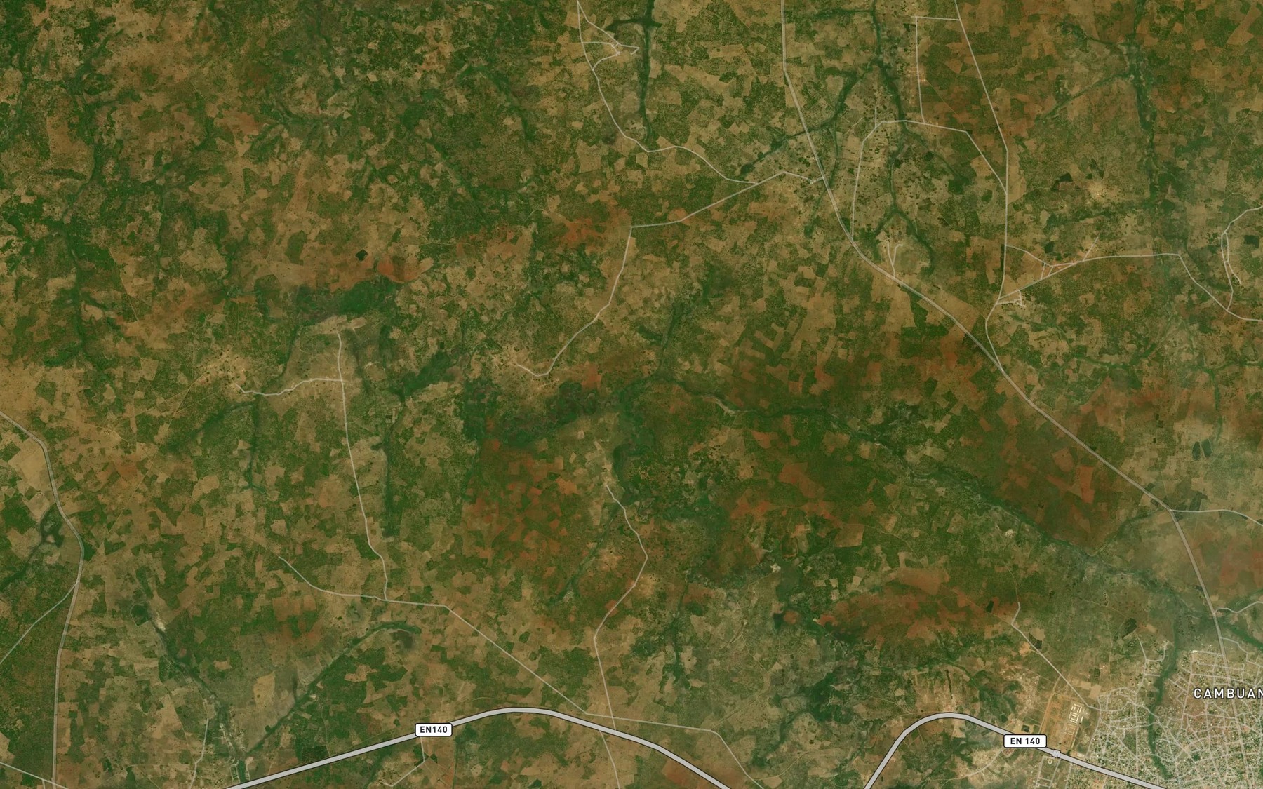 Satellite map of the Cambuanda