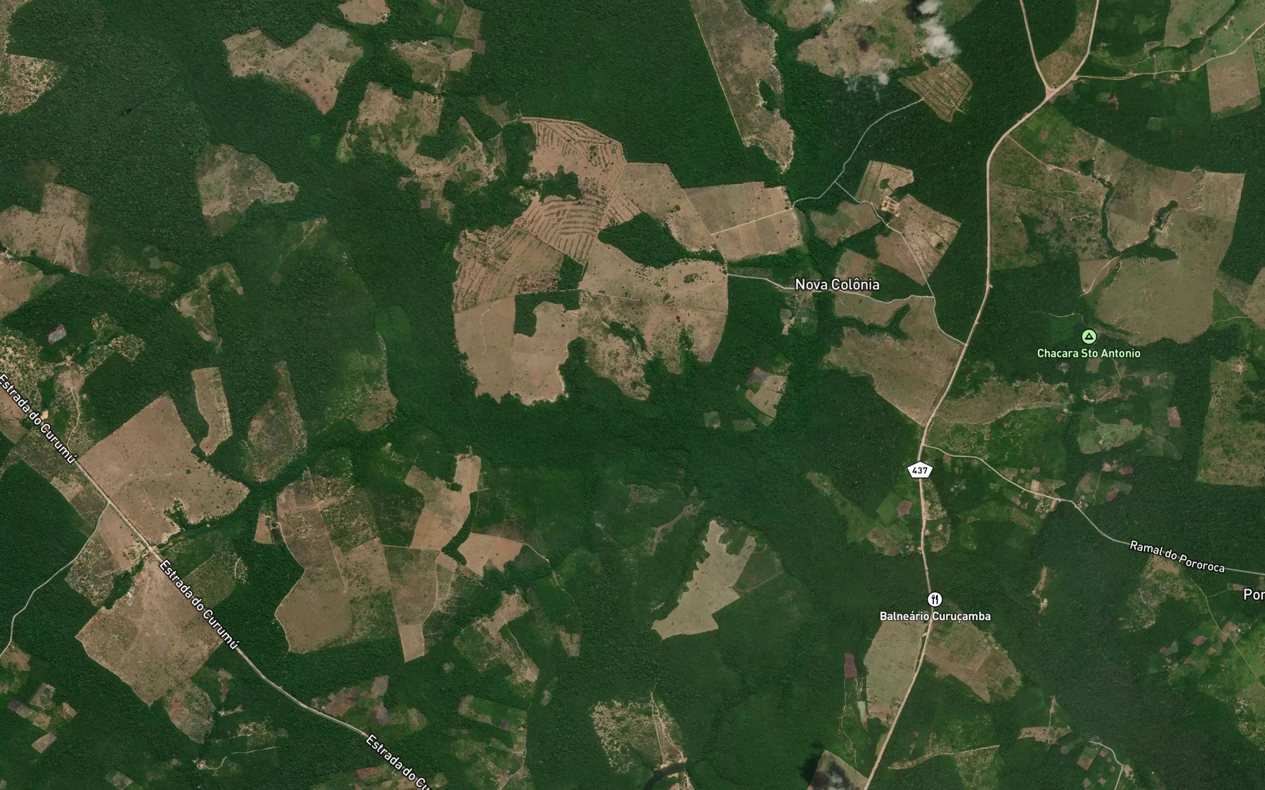 Satellite map of the Igarape da Anta