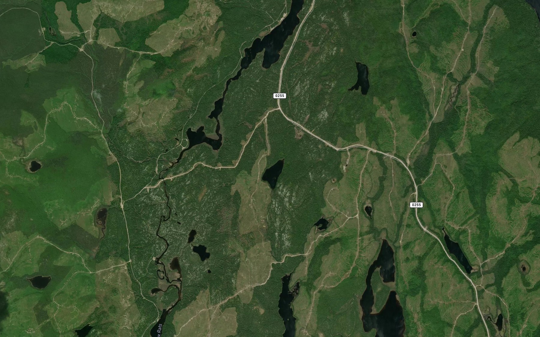 Satellite map of the Lac Ben