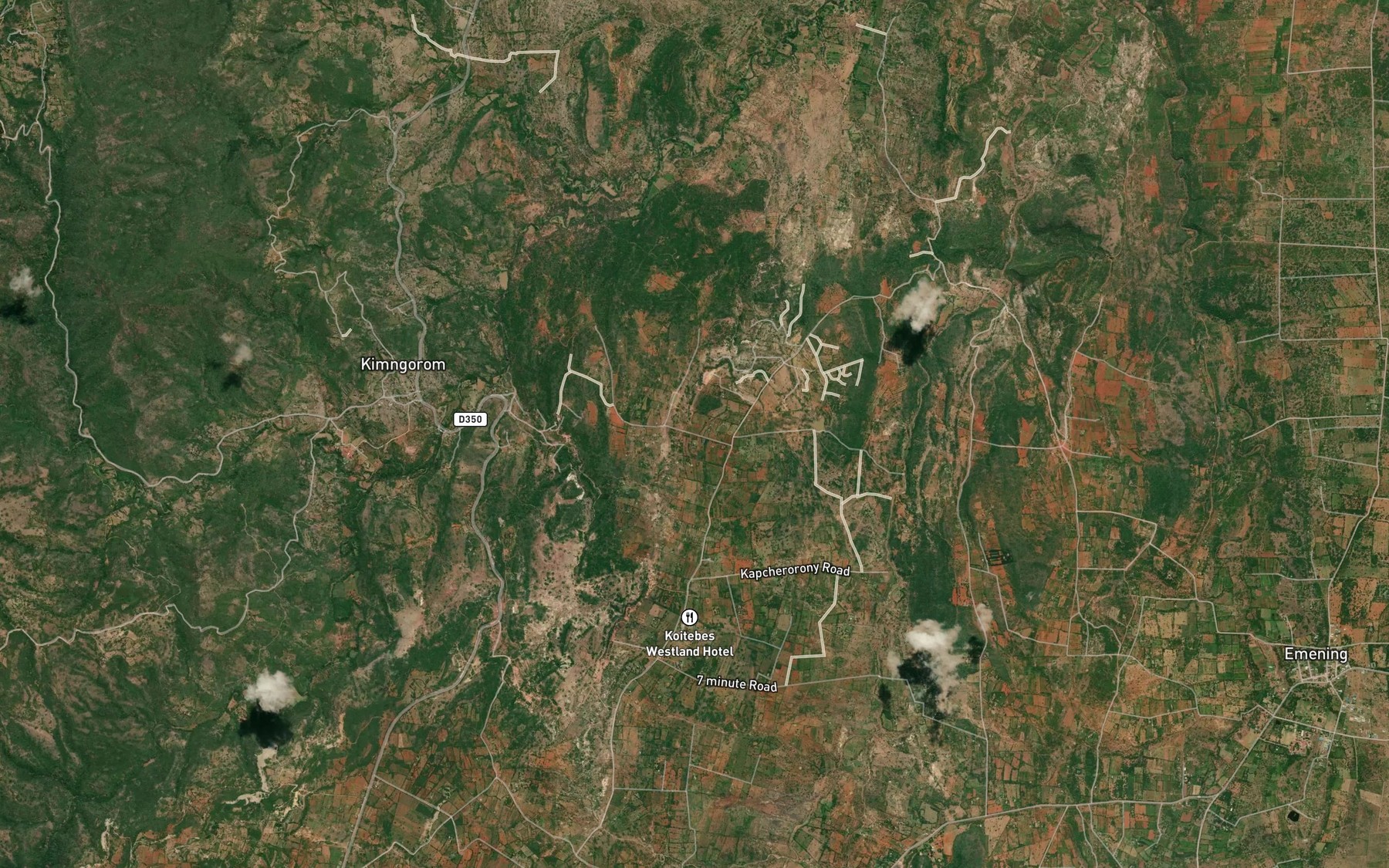 Satellite map of the Koitebes Dam