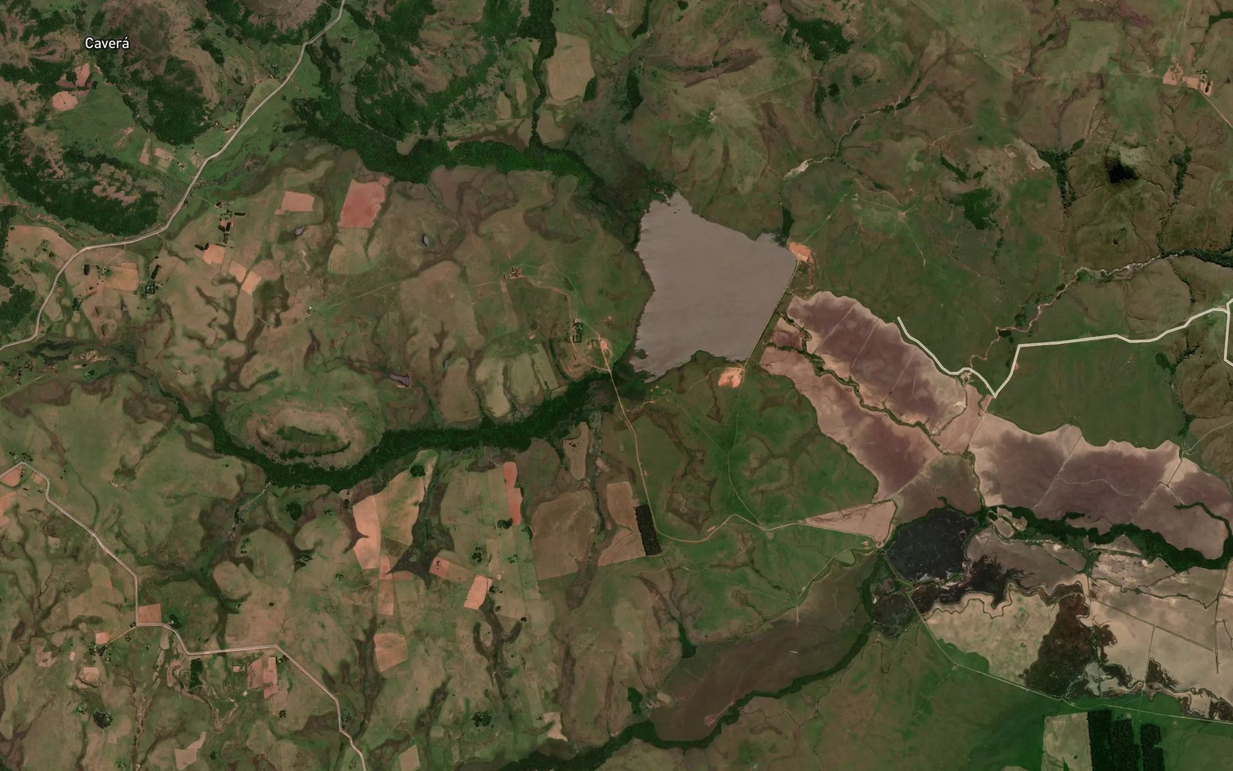 Satellite map of the Sanga da Tabatinga