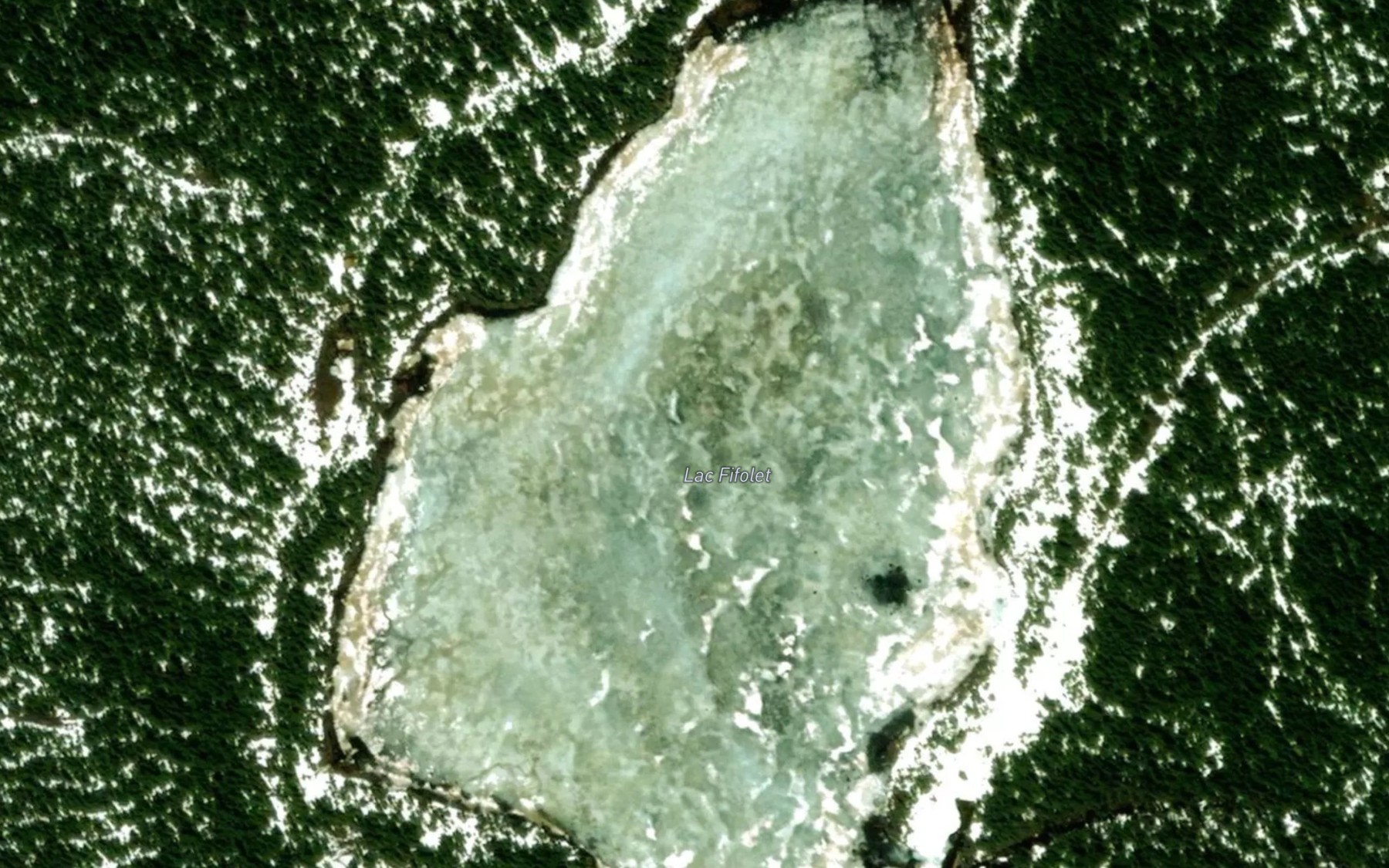 Satellite map of the Lac Fifolet