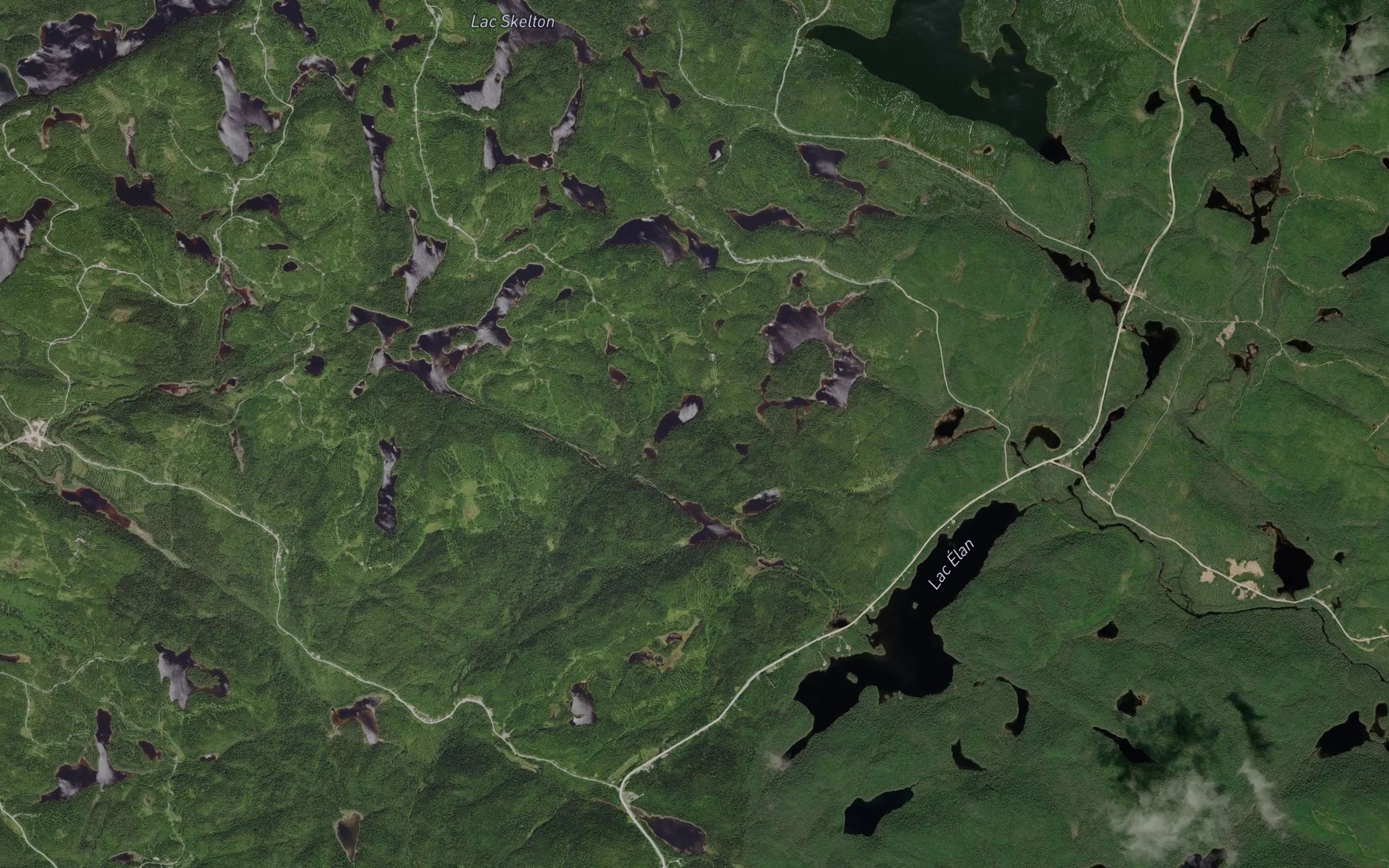 Satellite map of the Lac du Pistil