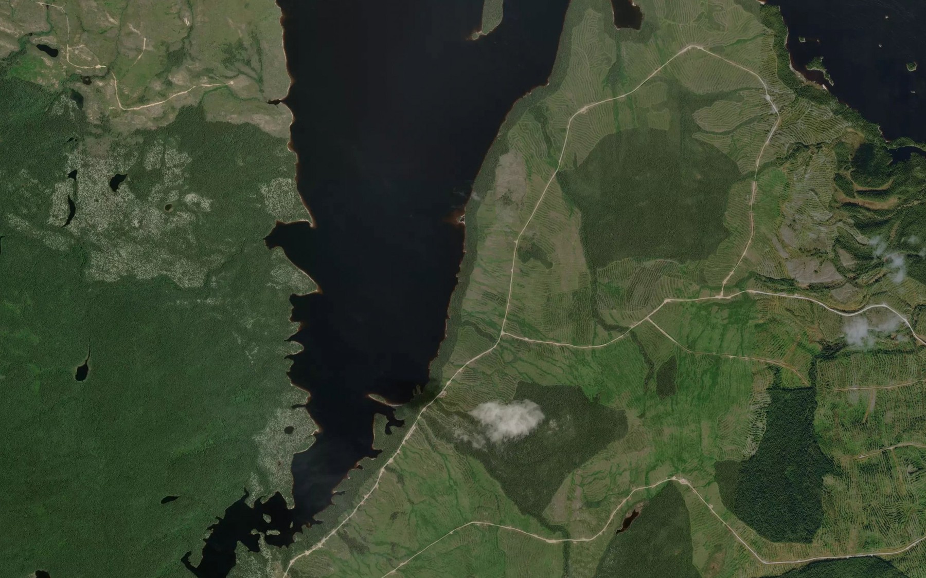 Satellite map of the Baie Nouvelle