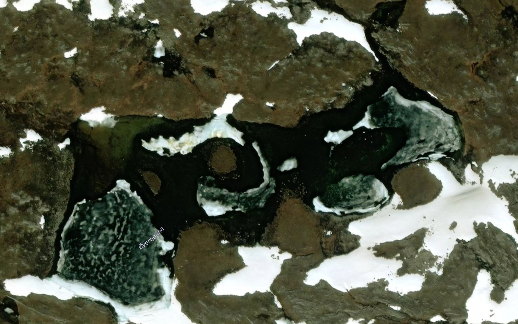 Satellite map of the Overtjorna