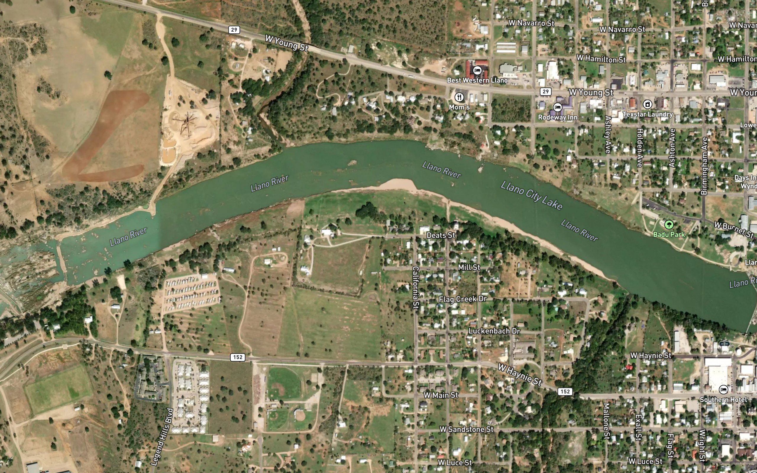 Llano City Lake
