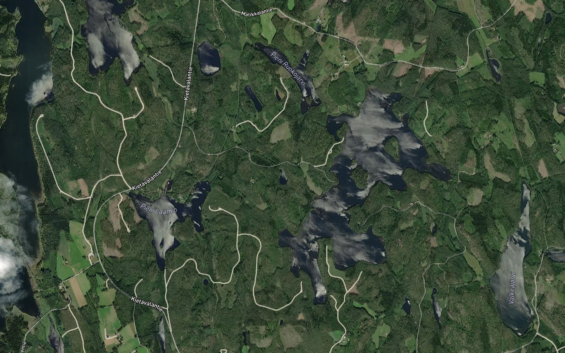 Satellite map of the Tursalampi