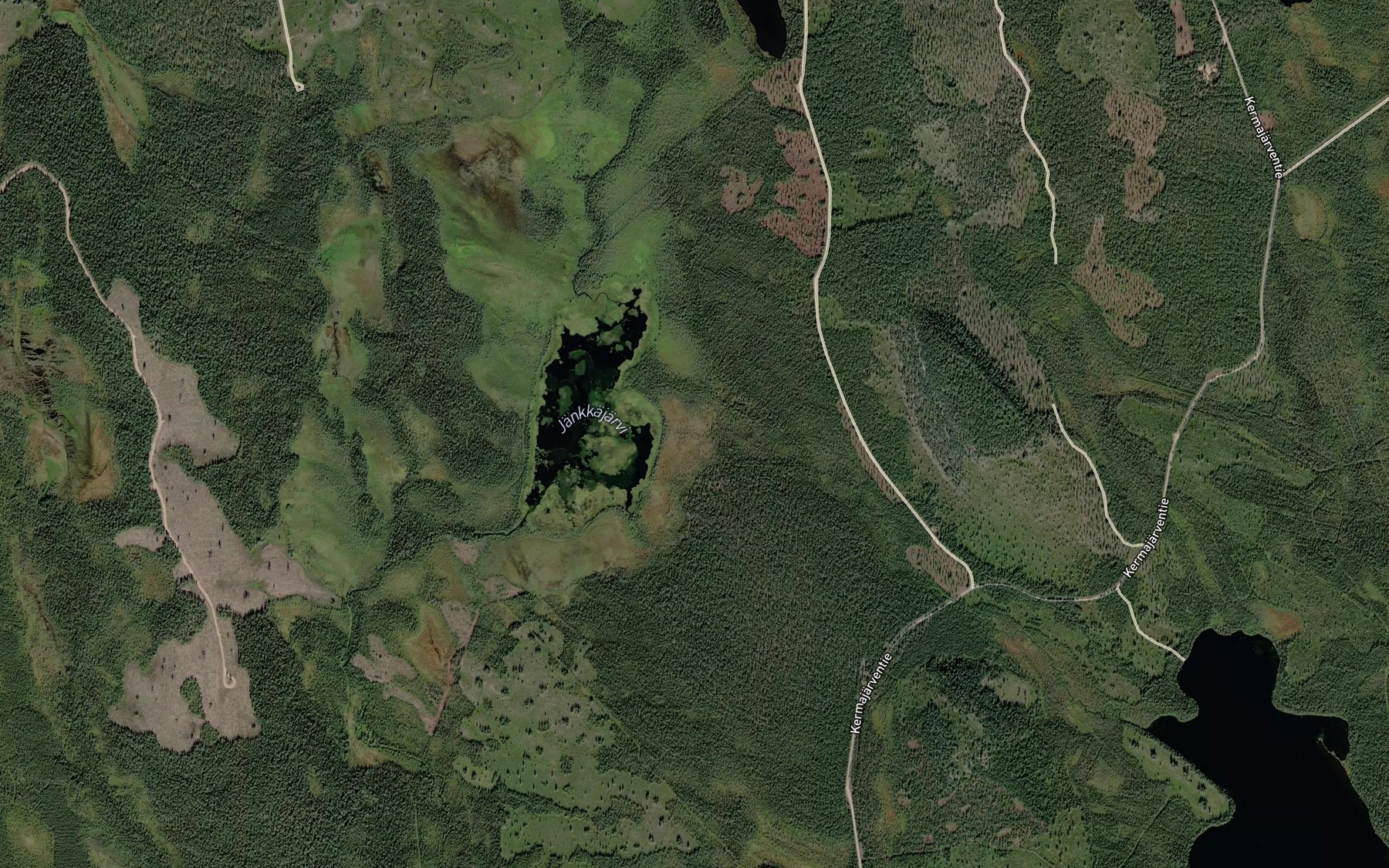 Satellite map of the Jankkajarvi