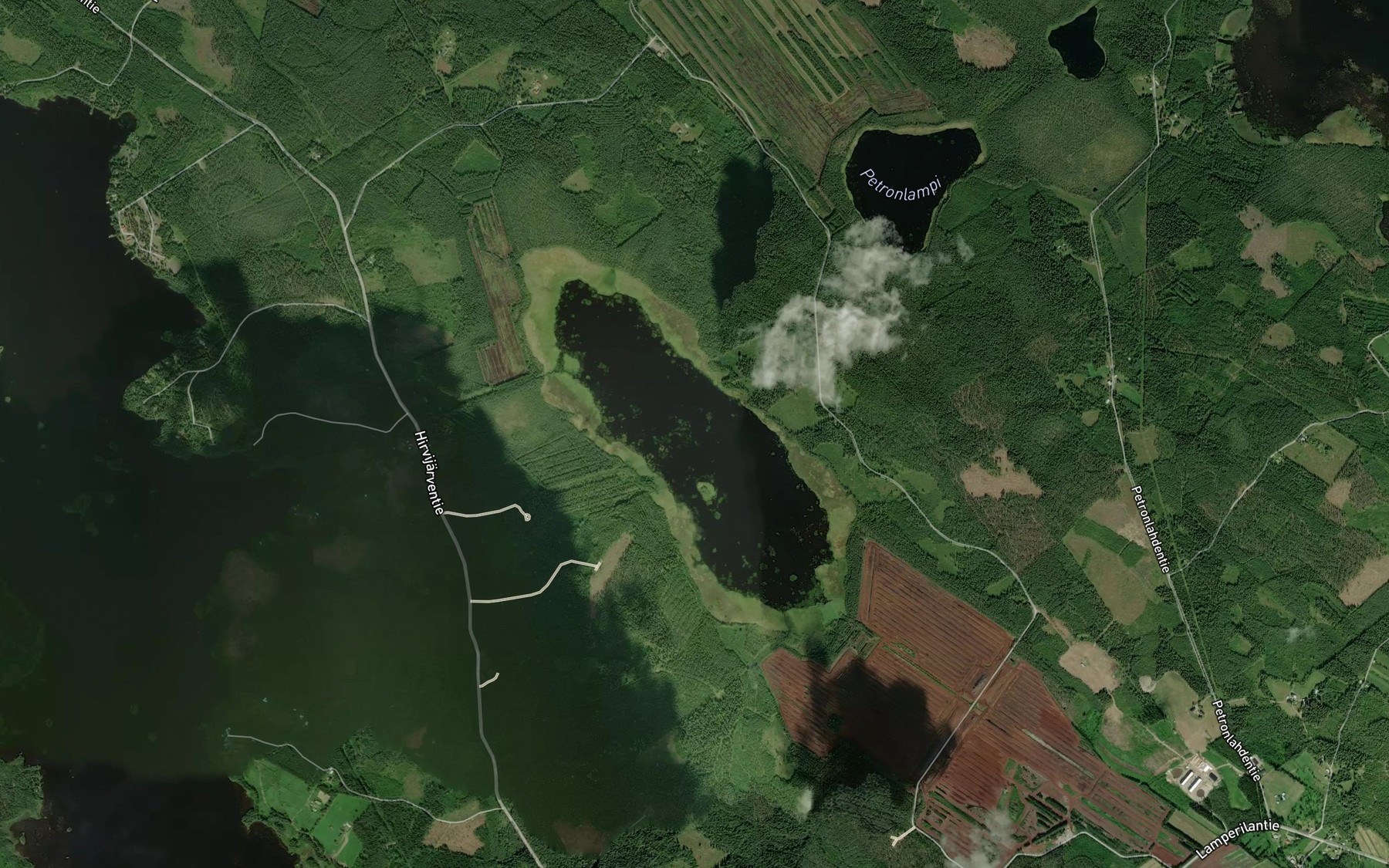 Satellite map of the Suojarvi