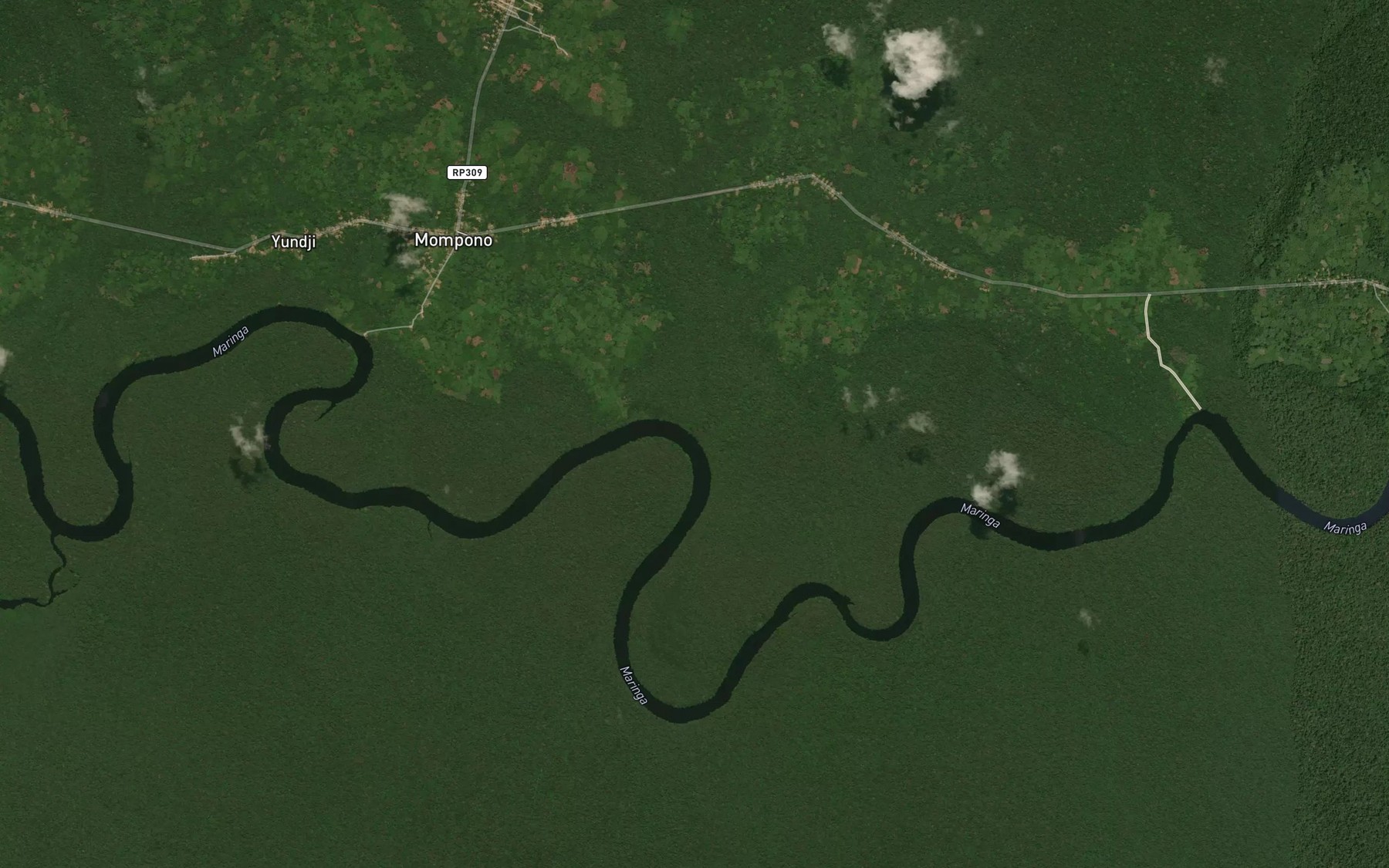 Satellite map of the Bofwete