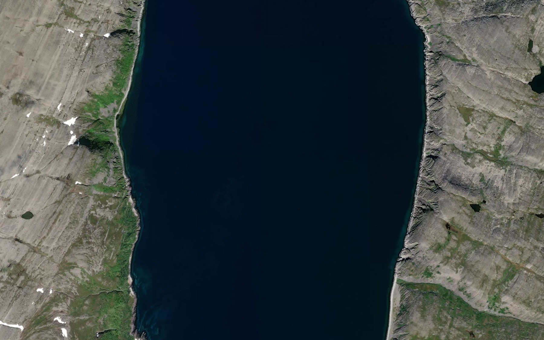 Satellite map of the Oksfjorden