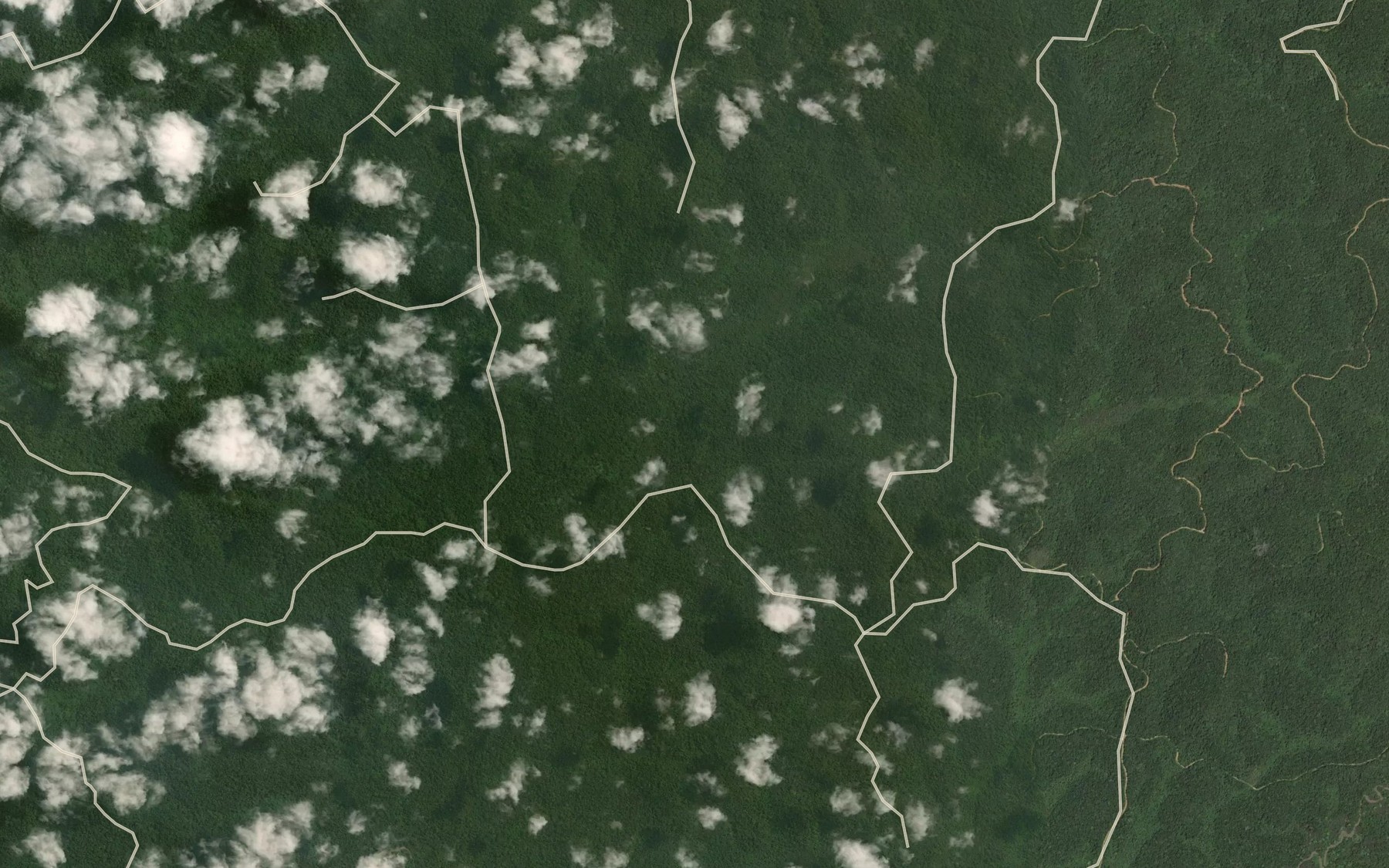 Satellite map of the Kipouba