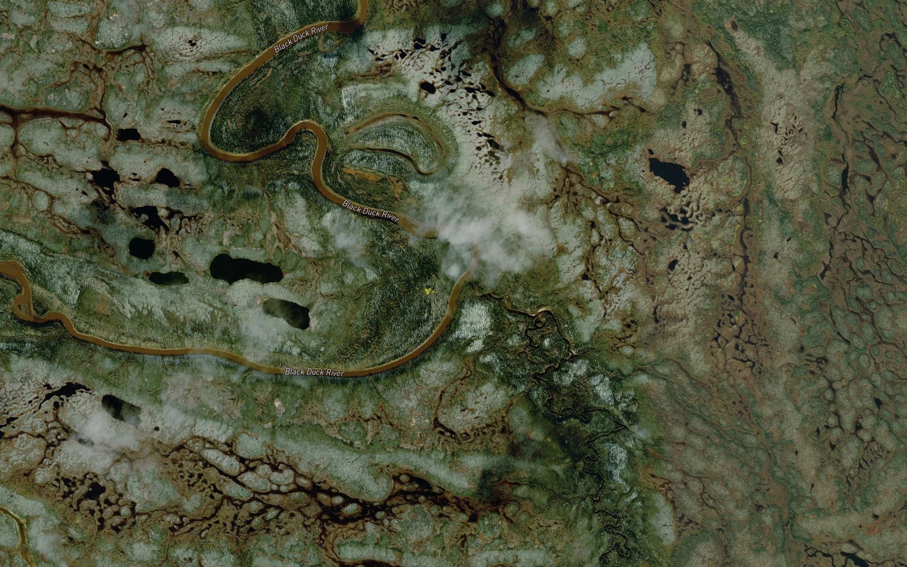 Satellite map of the Mansemeigos Creek