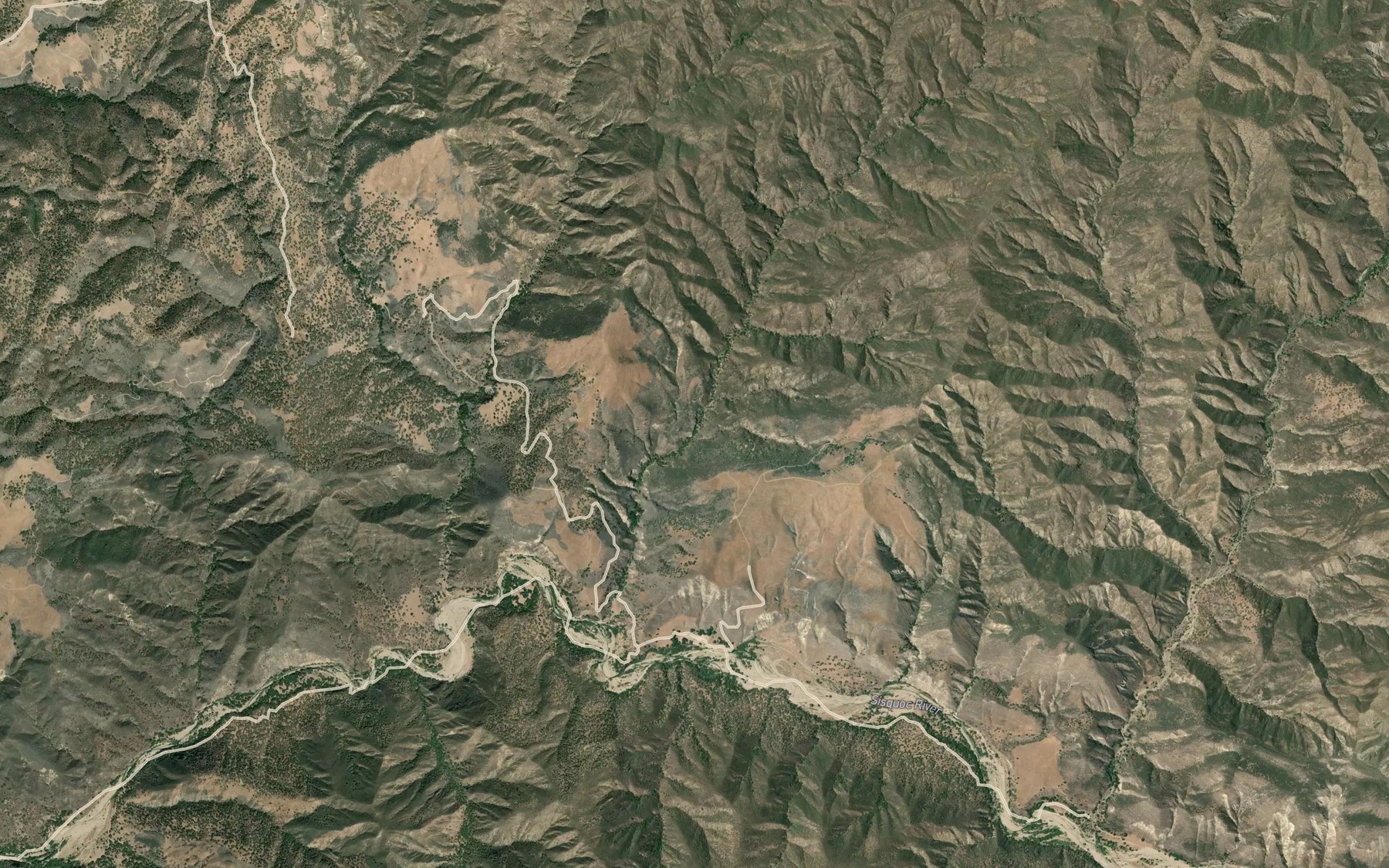 Satellite map of the Tunnel Spring