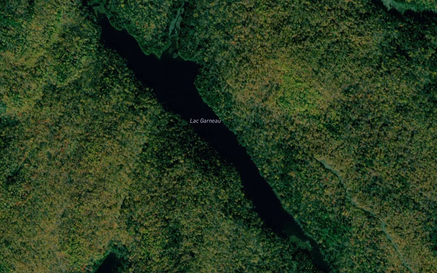 Satellite map of the Lac Garneau