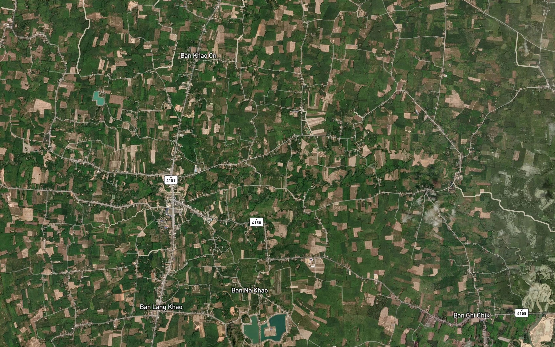 Satellite map of the Khlong Yuan Pla