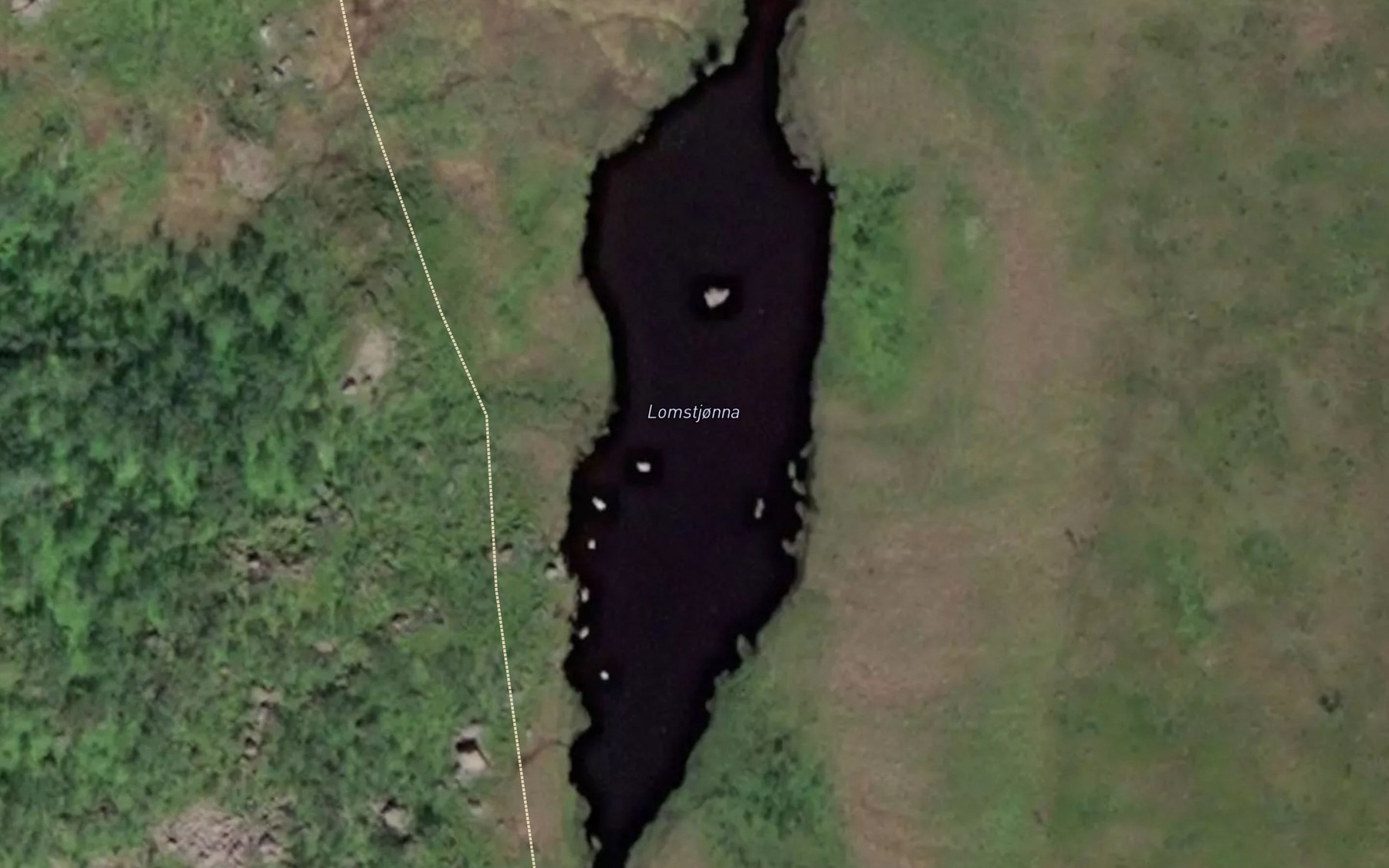 Satellite map of the Lomstjonna