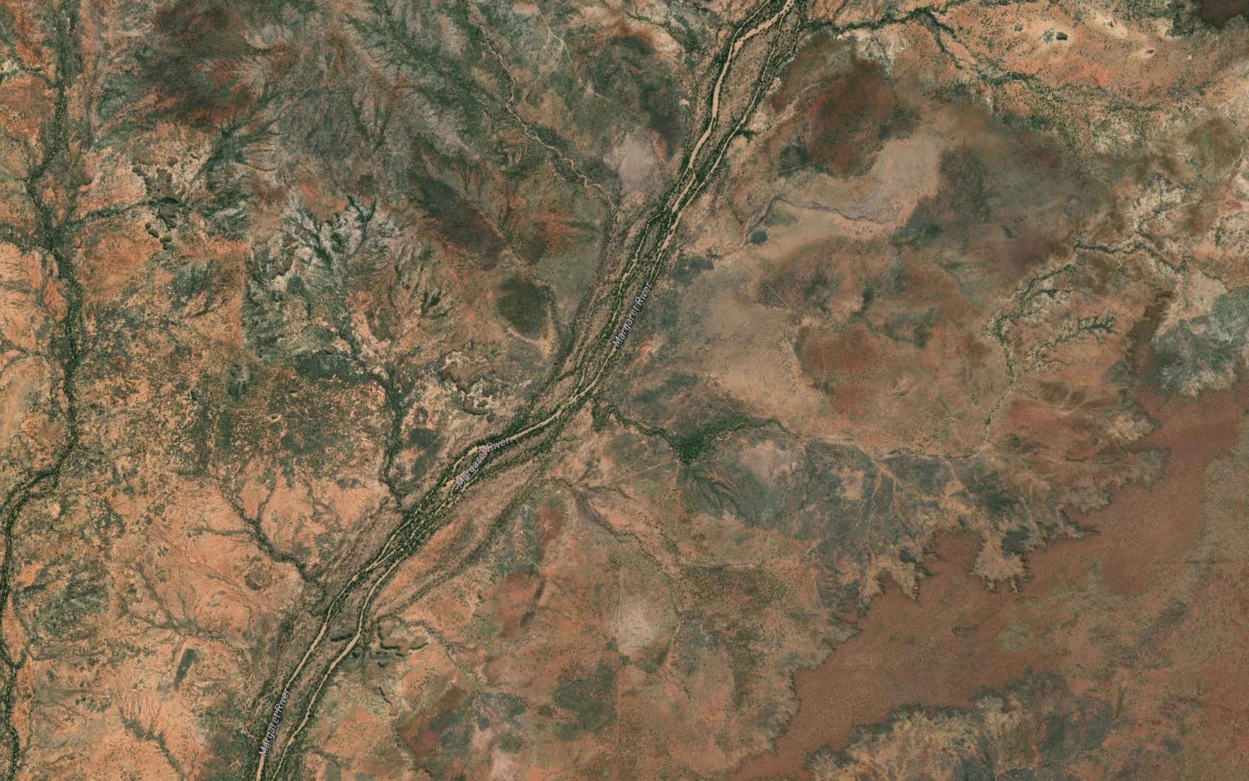 Satellite map of the Gidgia Creek