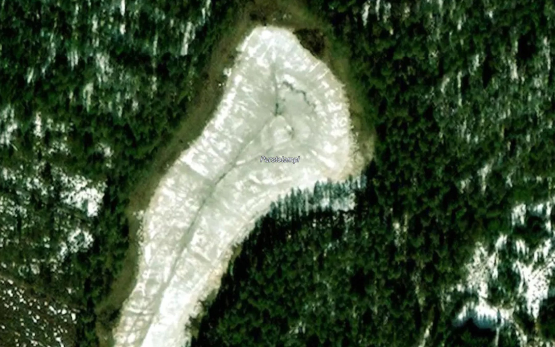 Satellite map of the Purstolampi
