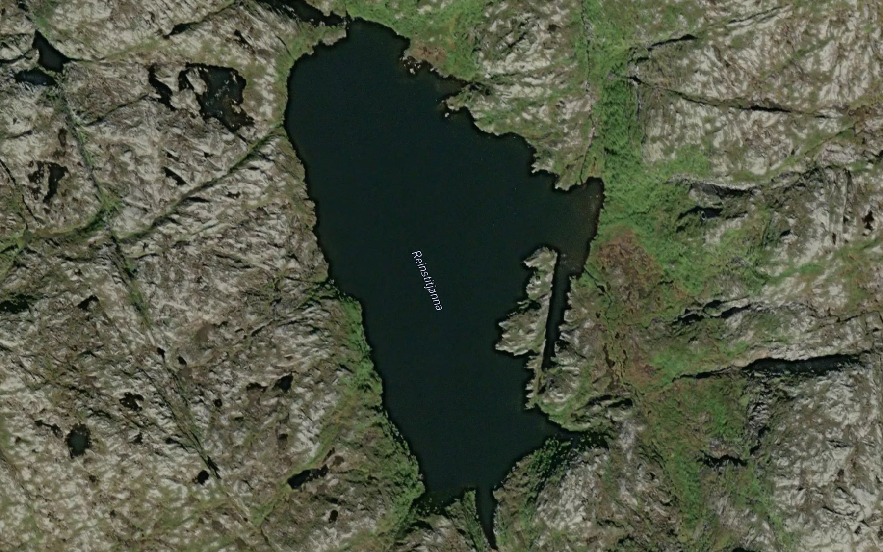 Satellite map of the Reinstitjorna
