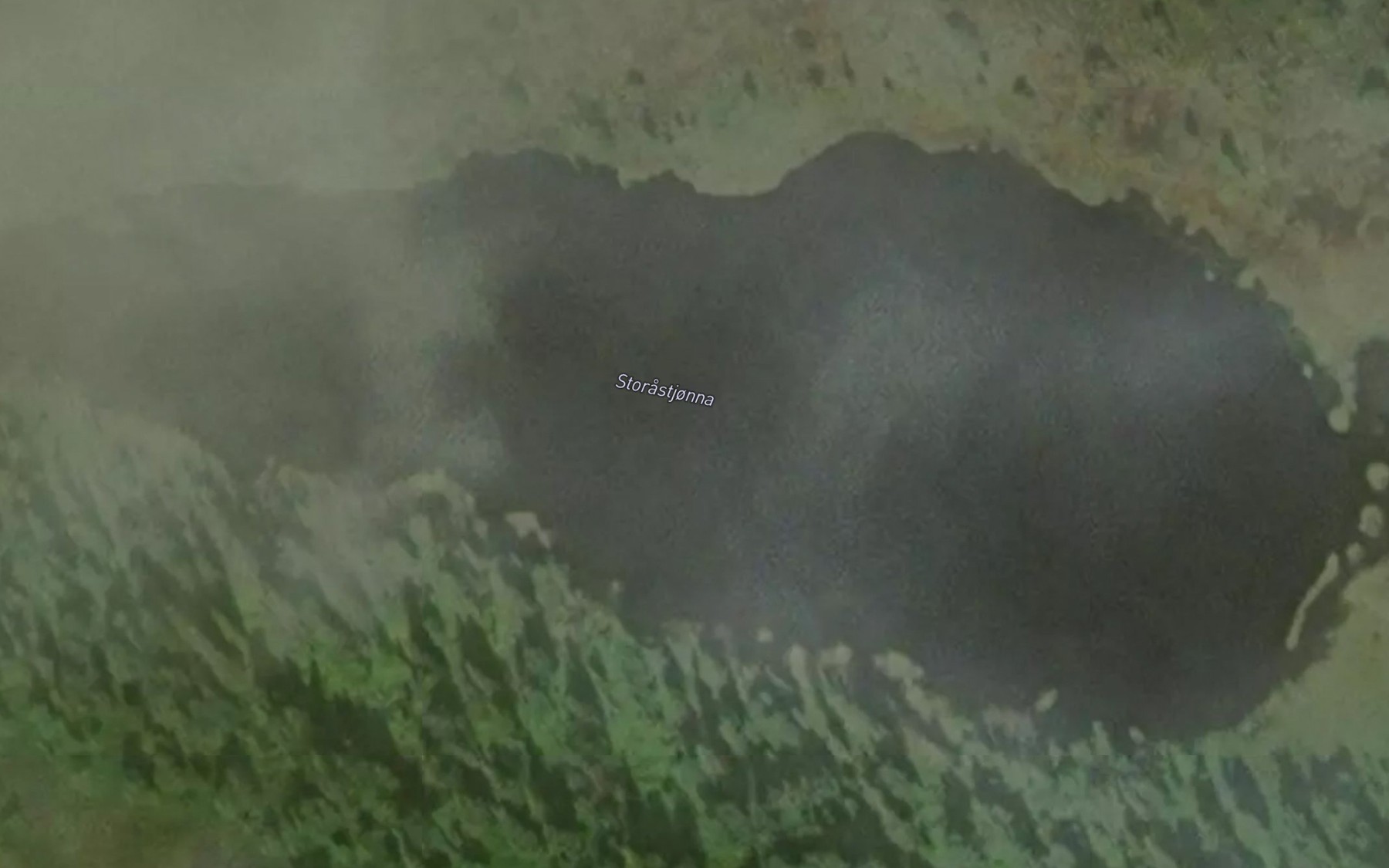 Satellite map of the Storastjonna