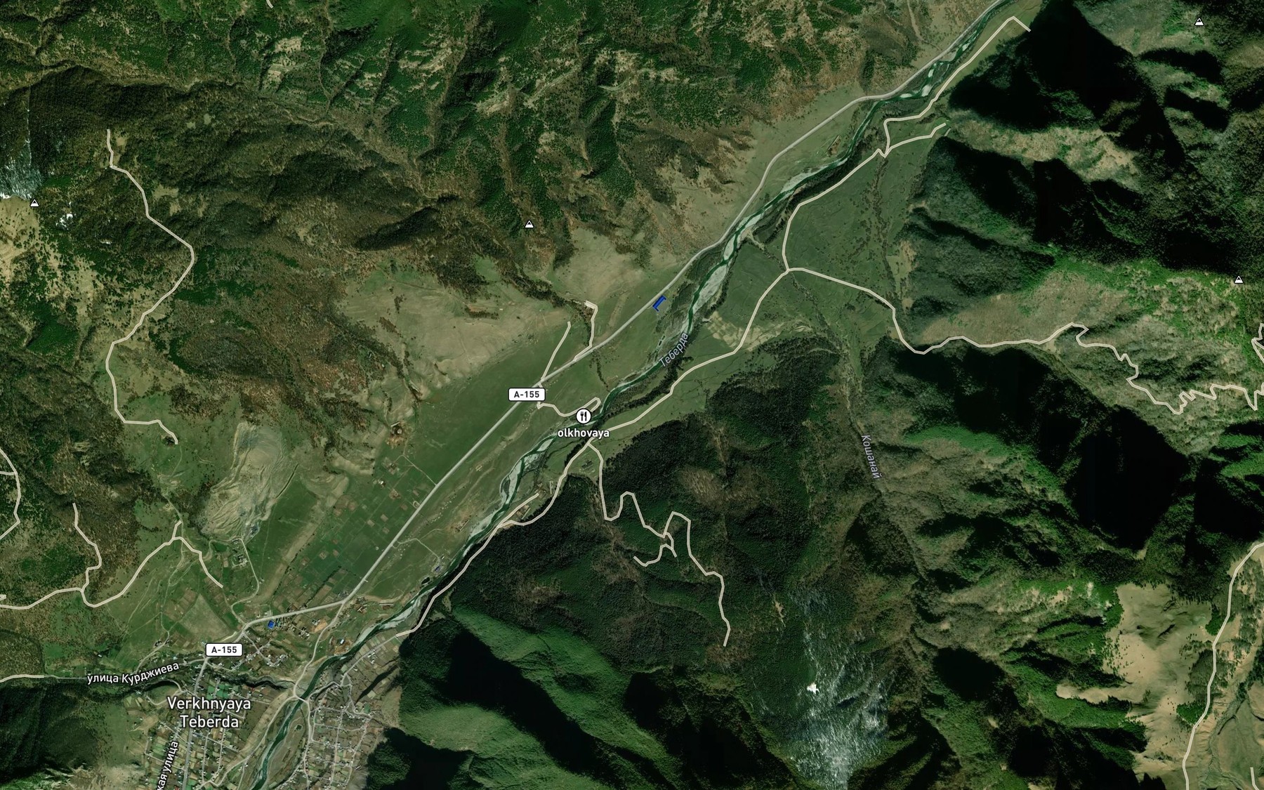 Satellite map of the Gimaldyk
