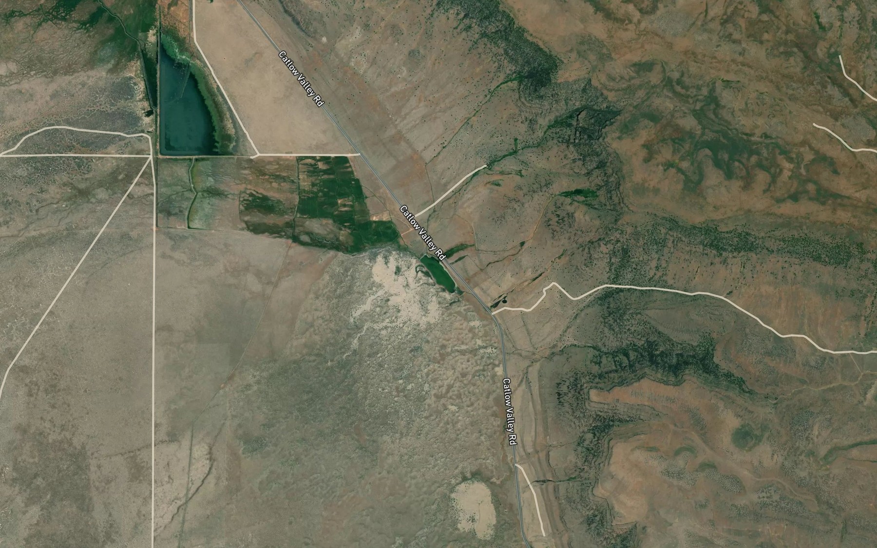 Satellite map of the Sixmile Lake