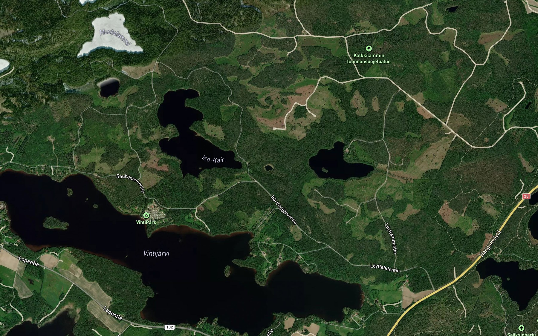Satellite map of the Kakarlammi