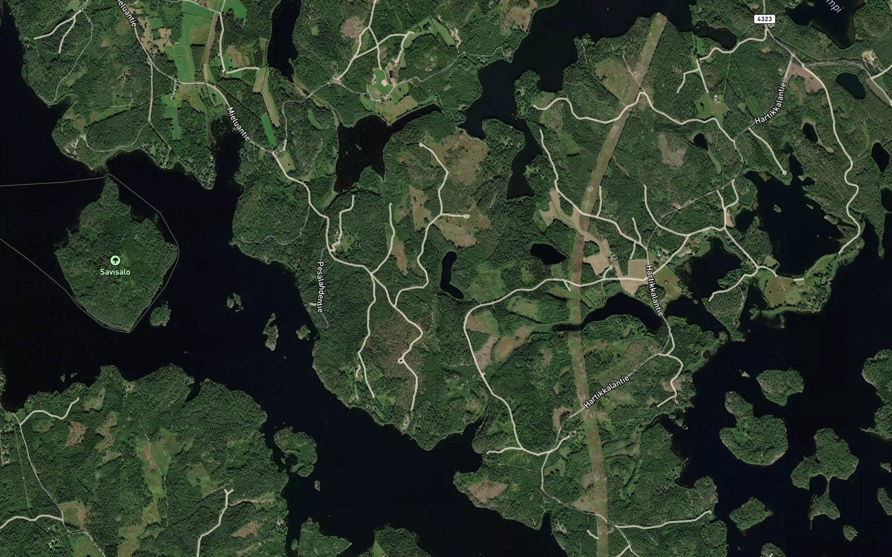 Satellite map of the Pohjalampi