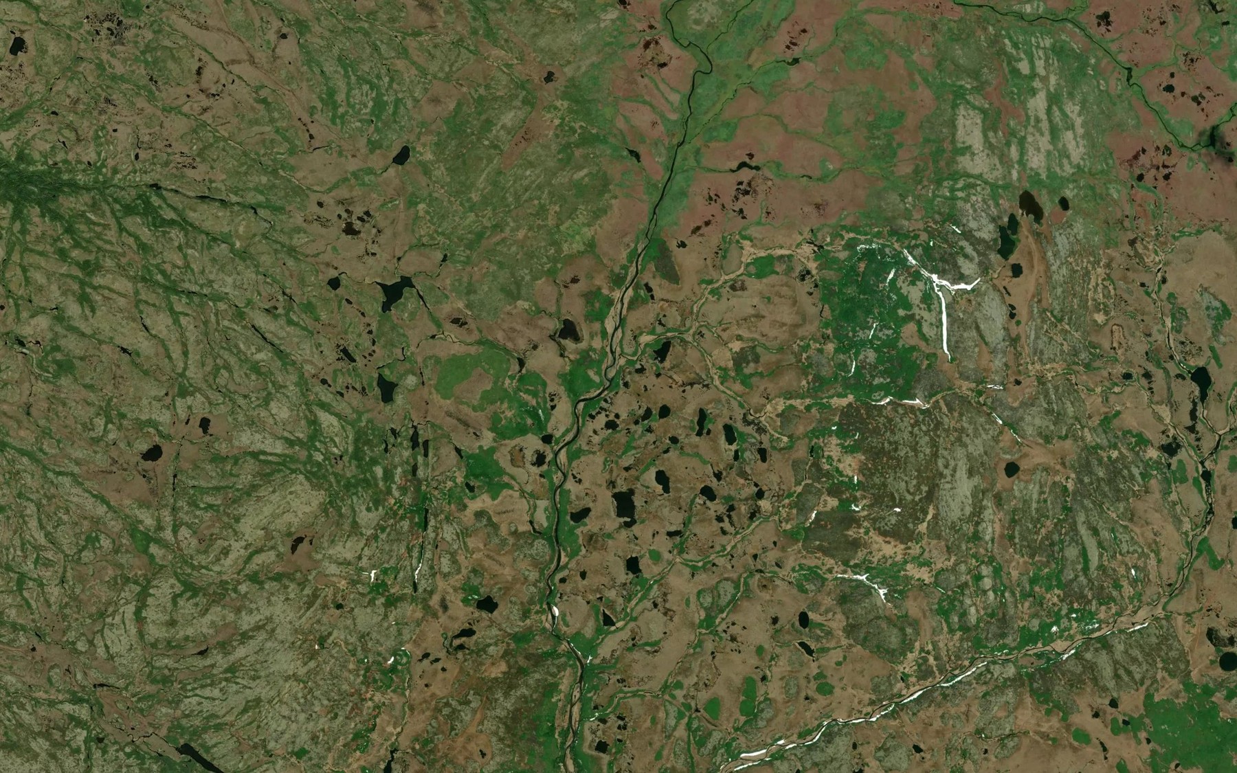 Satellite map of the Western Pinnacle Gully