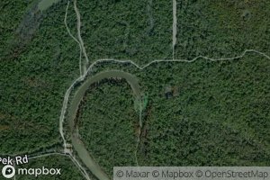 Satellite map of the Little Green Tom Slough