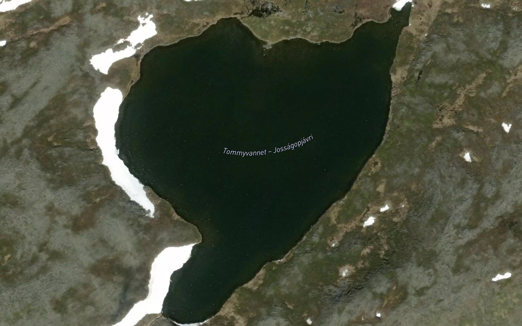 Satellite map of the Jassagapjavri
