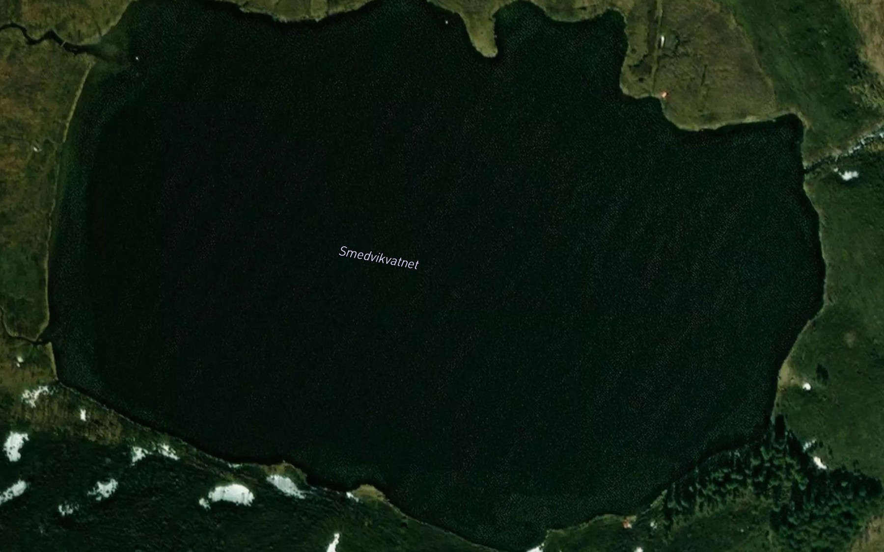 Satellite map of the Smedvikvatnet