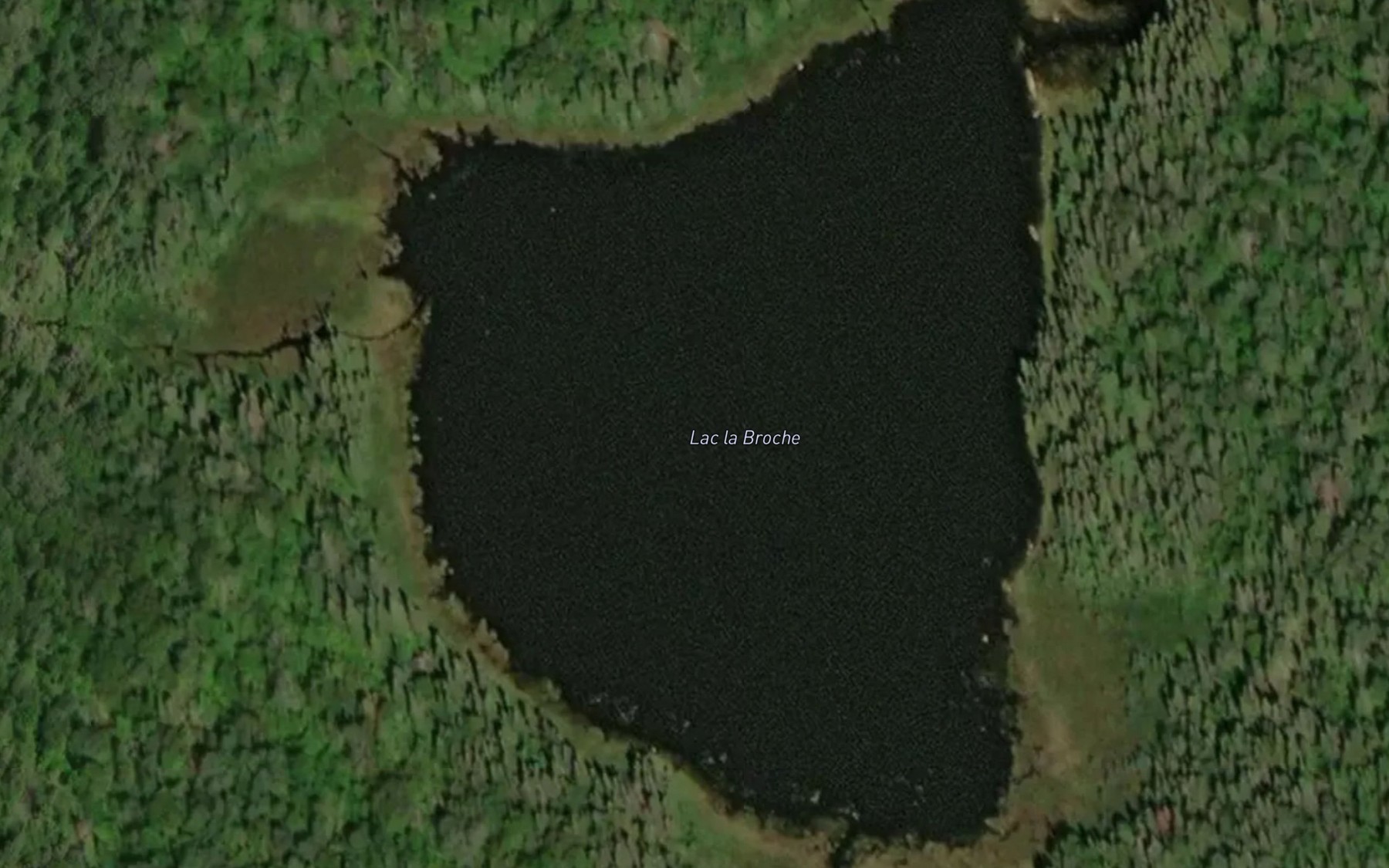 Satellite map of the Lac la Broche