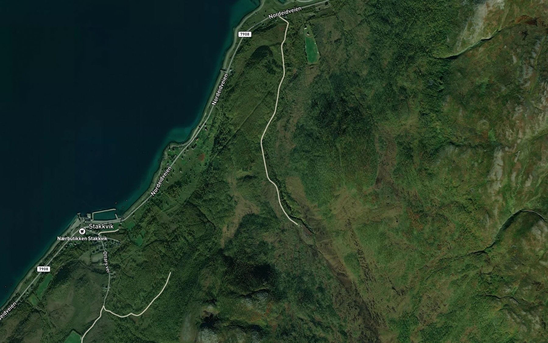 Satellite map of the Stakkvikelva