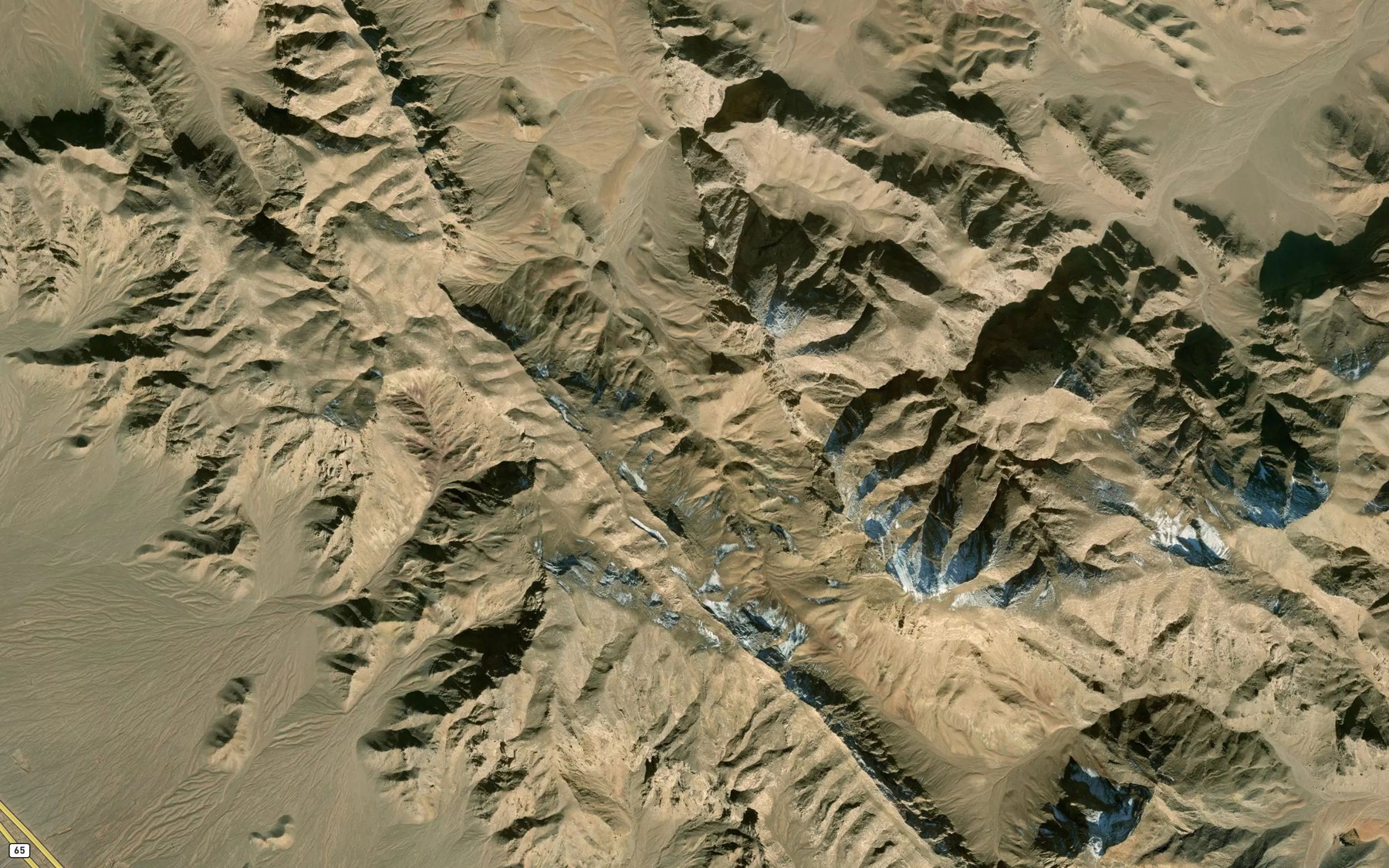 Satellite map of the Cheshmeh-ye Chi Duk