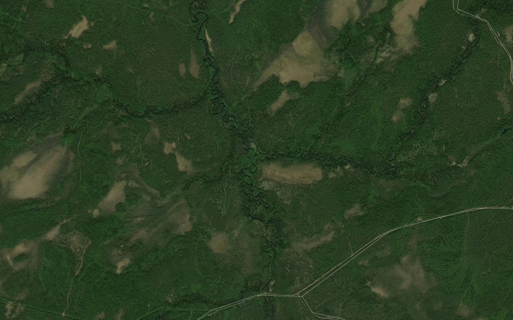Satellite map of the Kochas'yel'