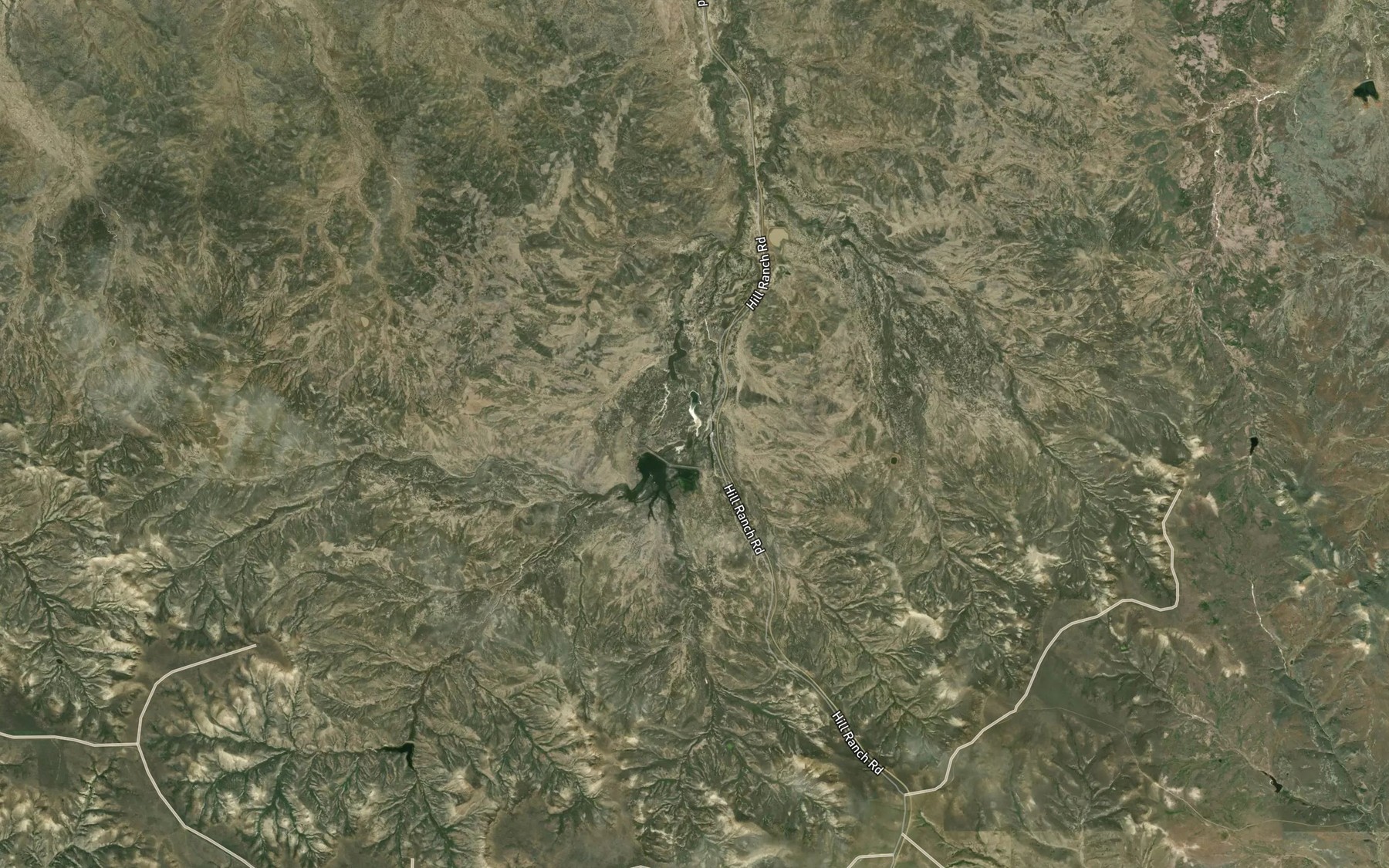 Satellite map of the Soufly Reservoir