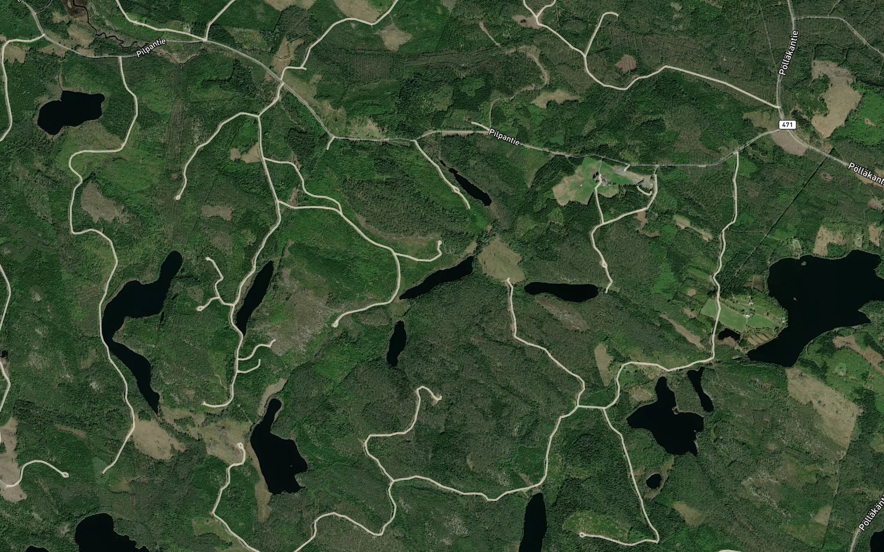 Satellite map of the Kalatonlampi