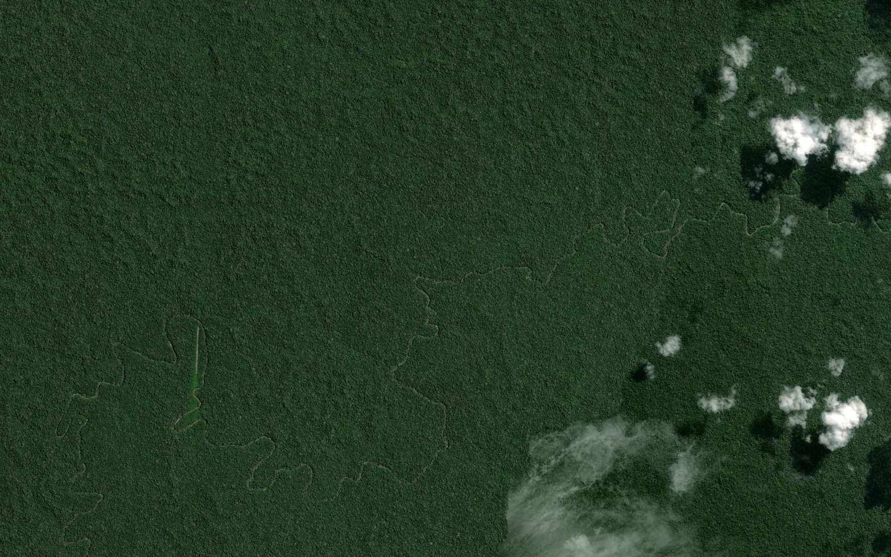 Satellite map of the Quebrada Dolma