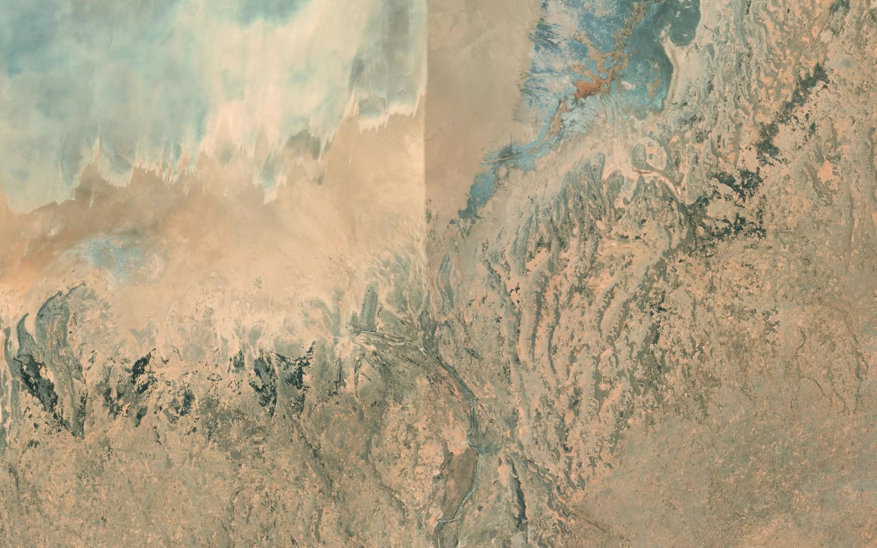 Satellite map of the Nellys Creek