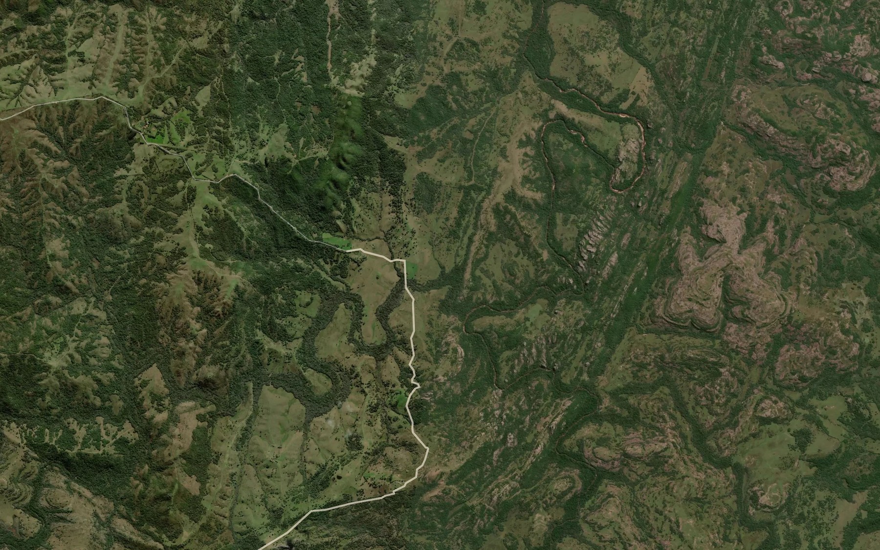 Satellite map of the Arroio Sepultura