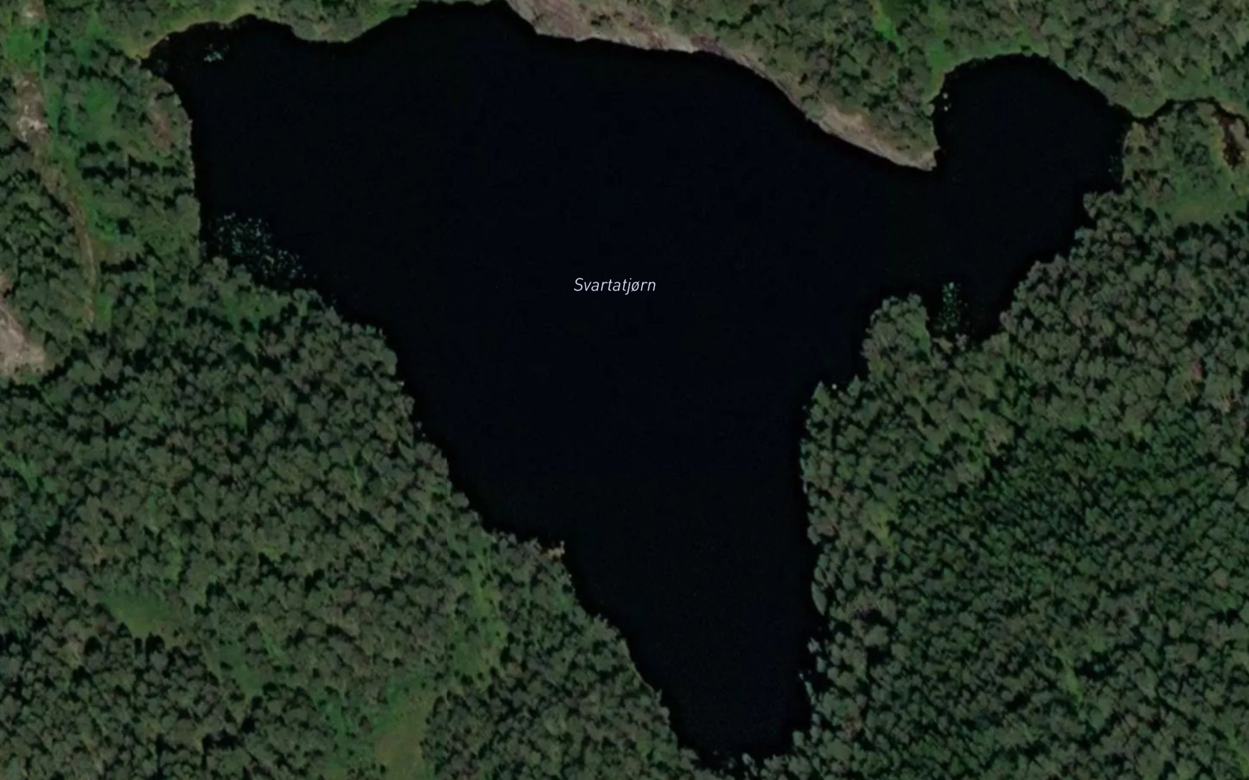 Satellite map of the Svartatjorn