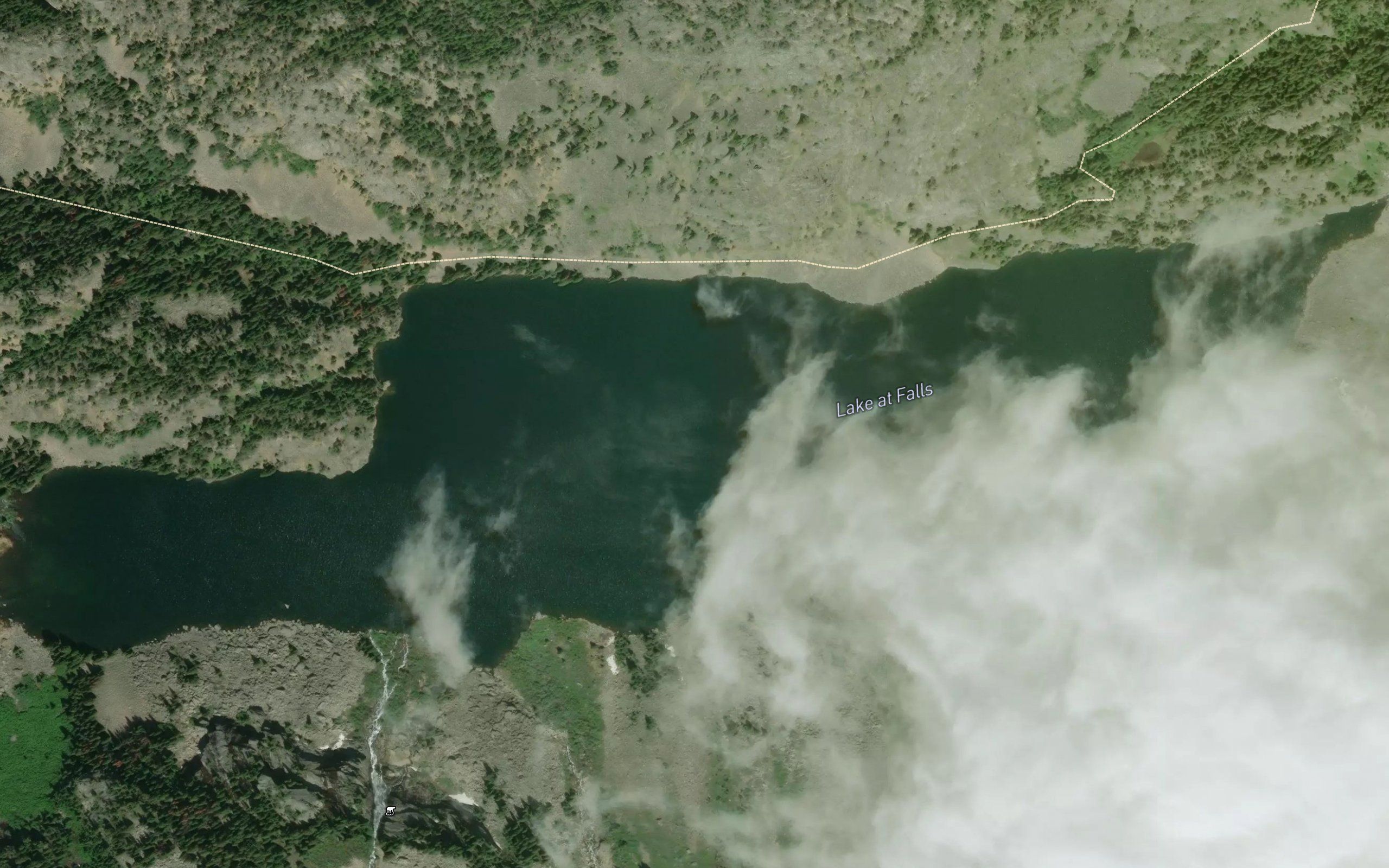 Lake at Falls