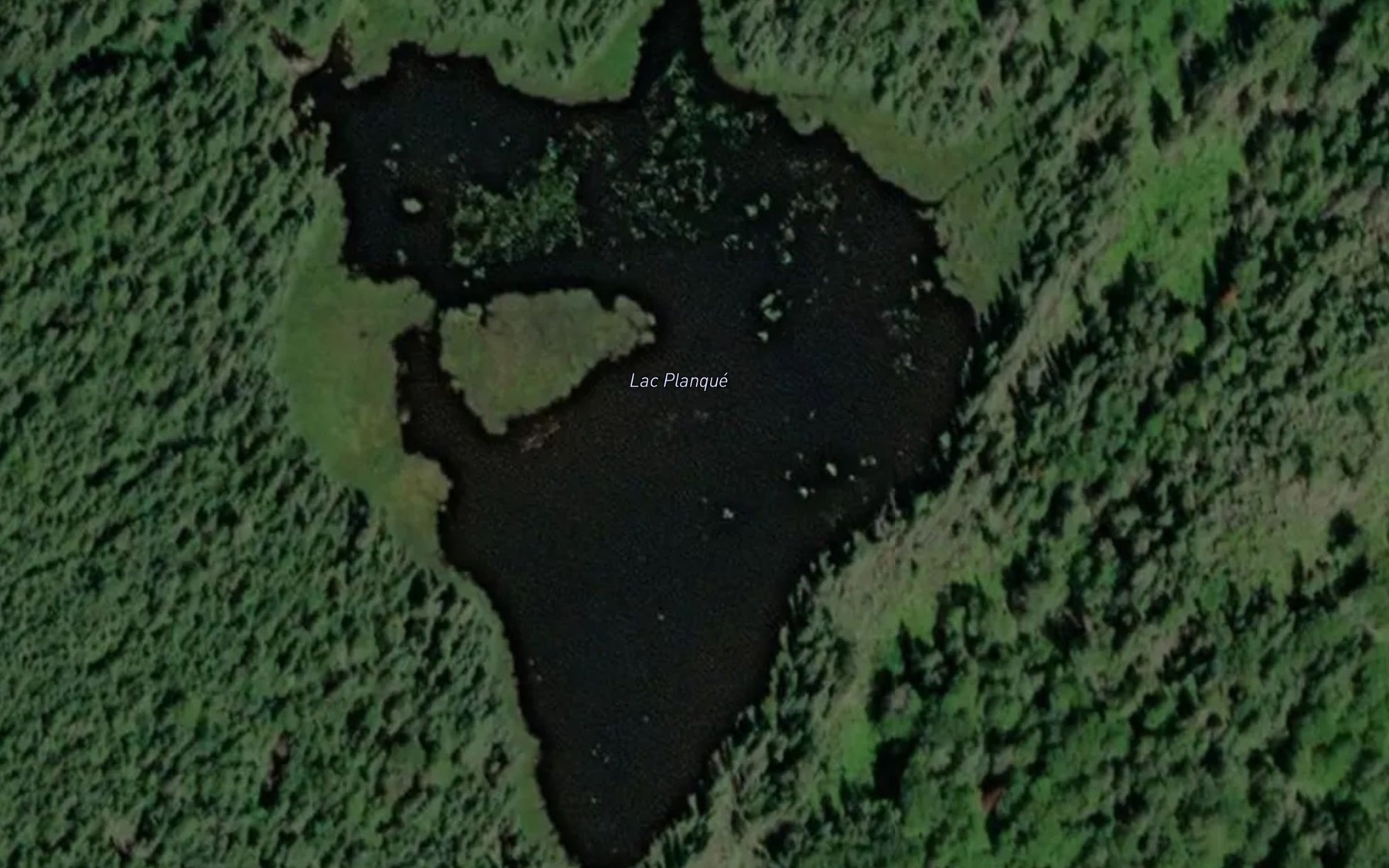 Satellite map of the Lac Planque