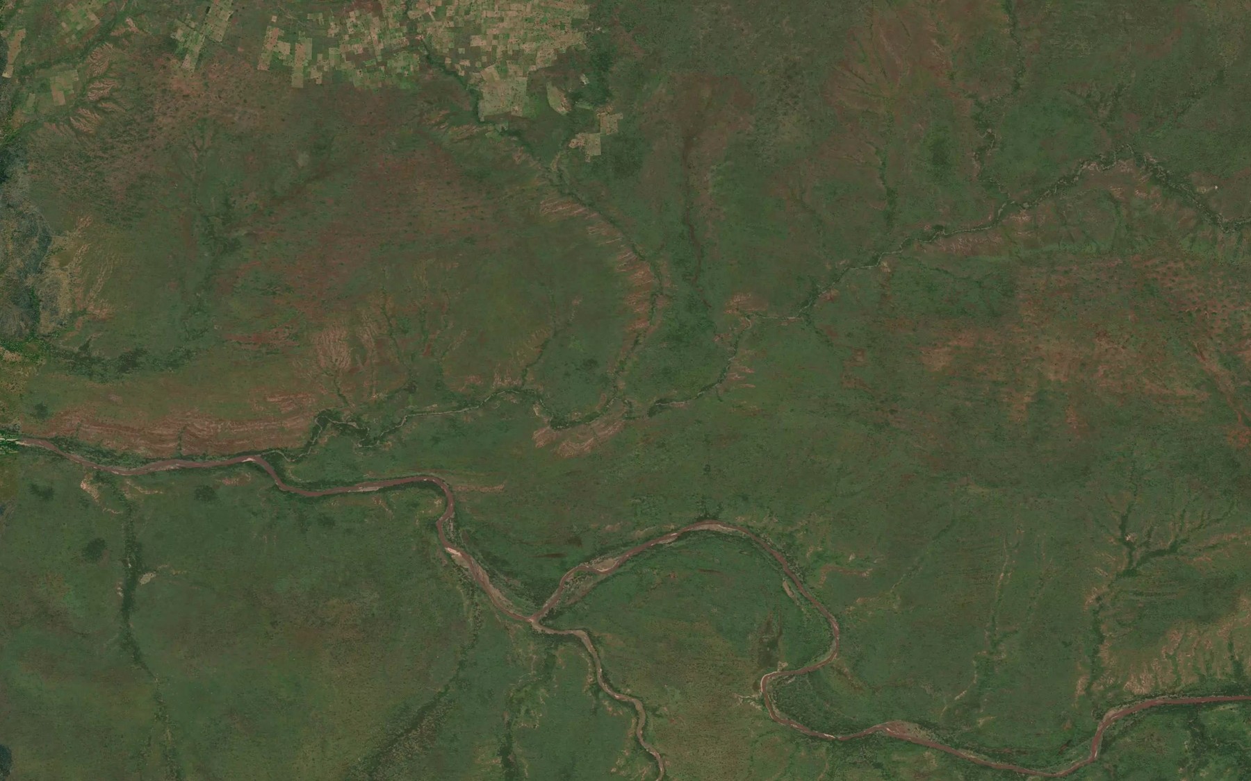 Satellite map of the Mayo Mangariba