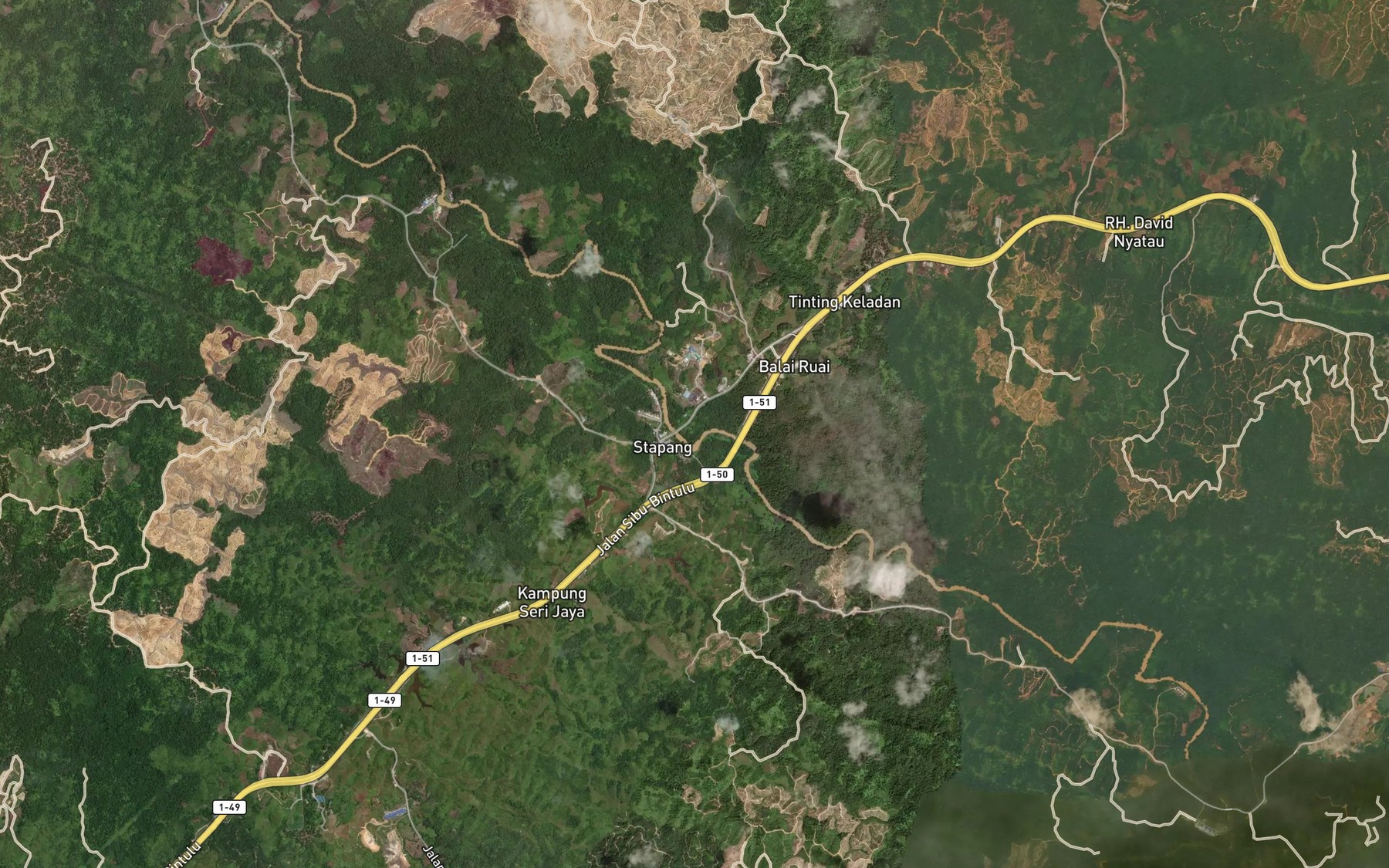 Satellite map of the Tanjong Setapang